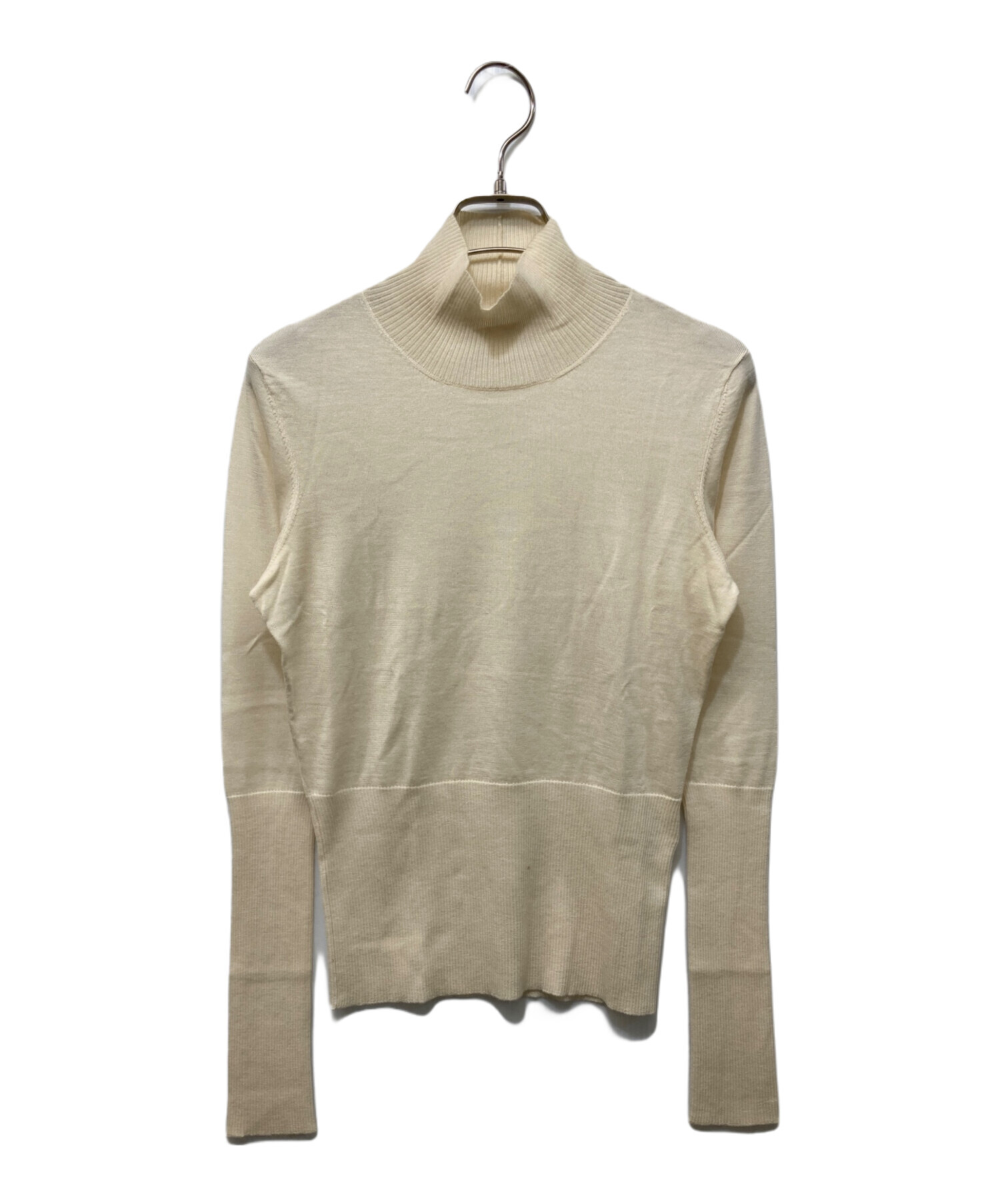 エルメス　ハイネックセーター カシミヤ100% 中古・古着通販】HERMES (エルメス) ロングリブカシミヤハイネック