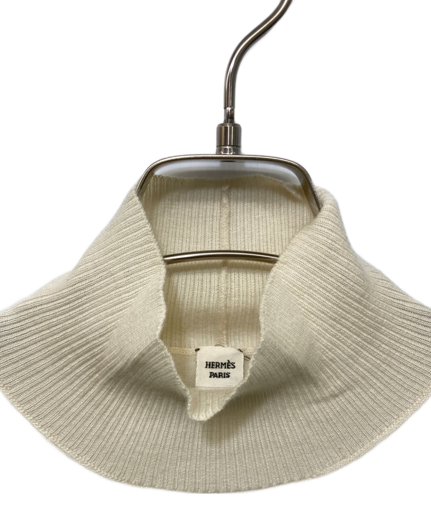 中古・古着通販】HERMES (エルメス) ロングリブカシミヤハイネック