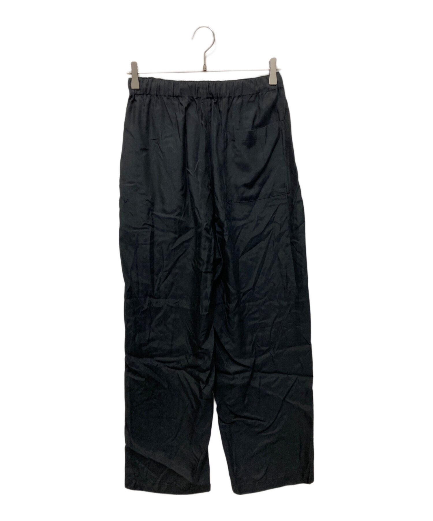 中古・古着通販】YOKE (ヨーク) CUPRO EASY PANTS ブラック サイズ