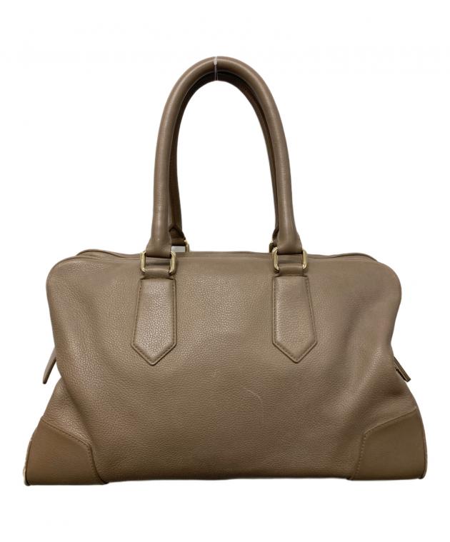 中古・古着通販】BALLY (バリー) レザーボストンバッグ ブラウン