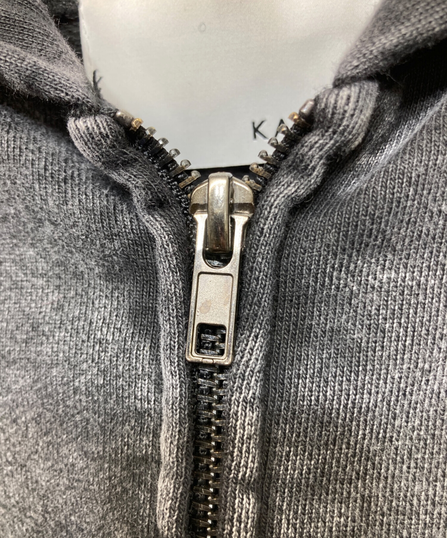 中古・古着通販】kaiko (カイコー) DOUBLE ZIP PARKA グレー サイズ