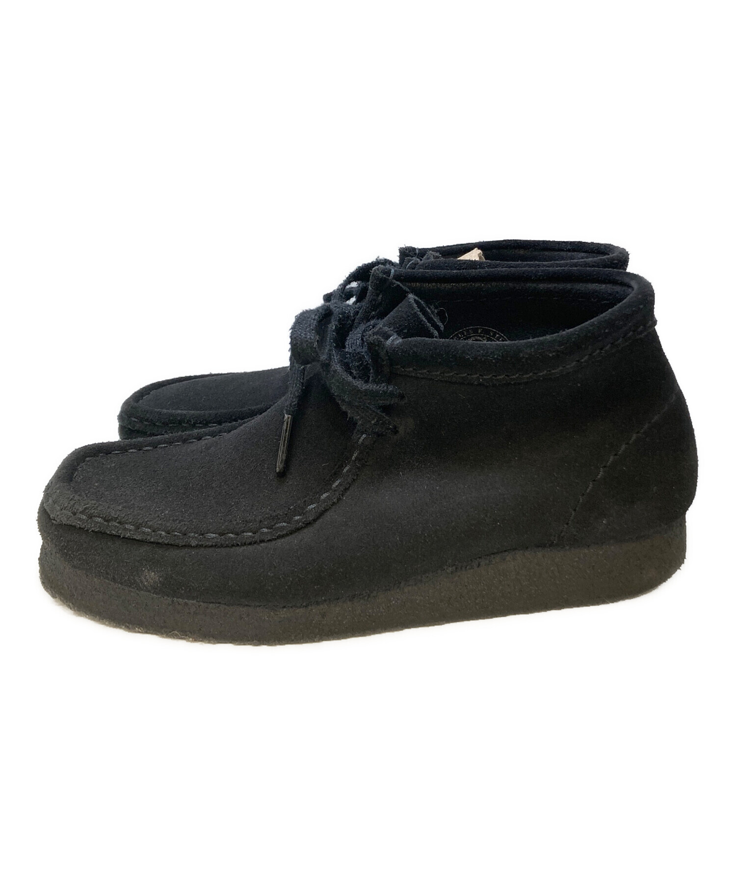 中古・古着通販】CLARKS (クラークス) ワラビーシューズ ブラック 