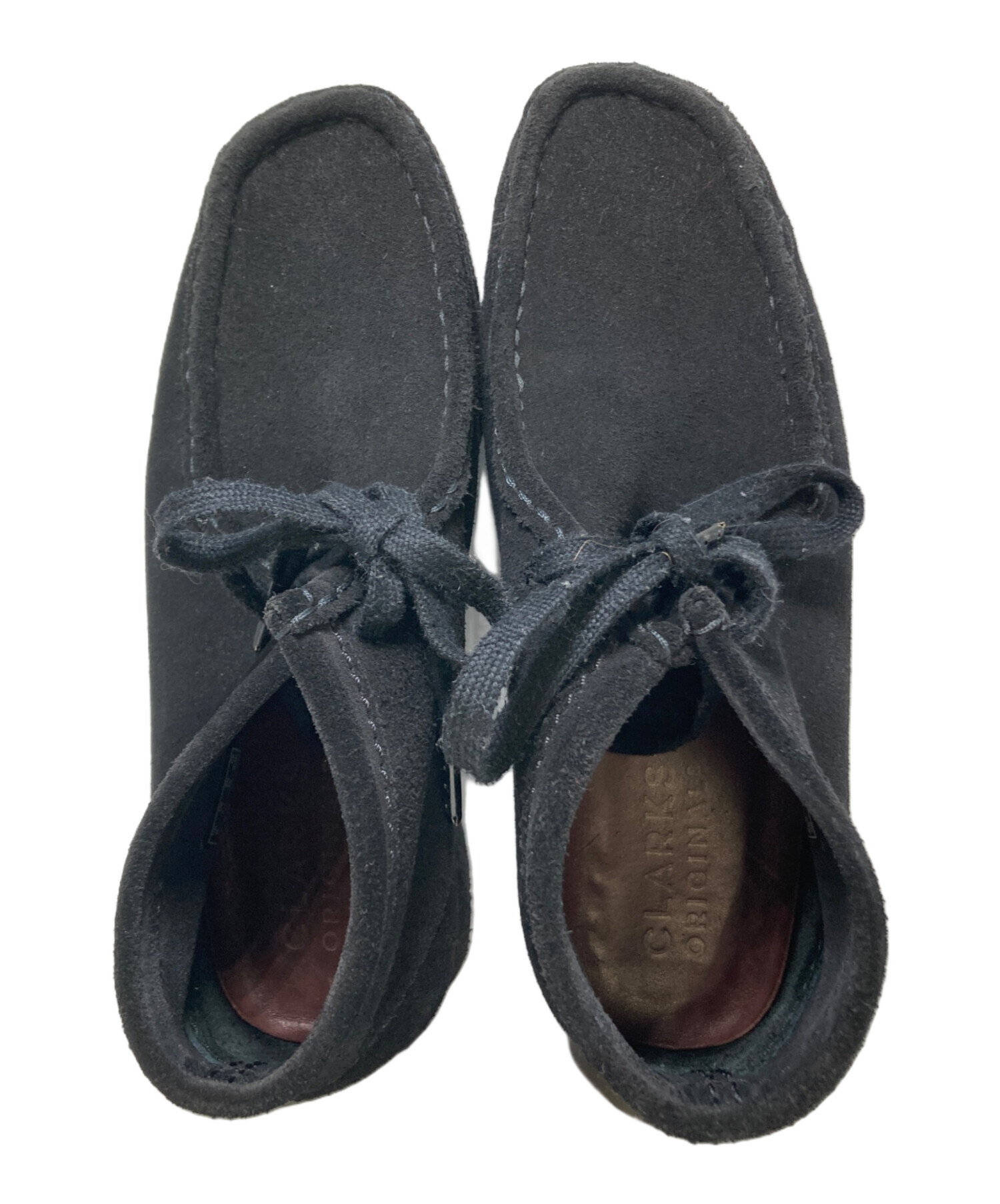 中古・古着通販】CLARKS (クラークス) ワラビーシューズ ブラック 