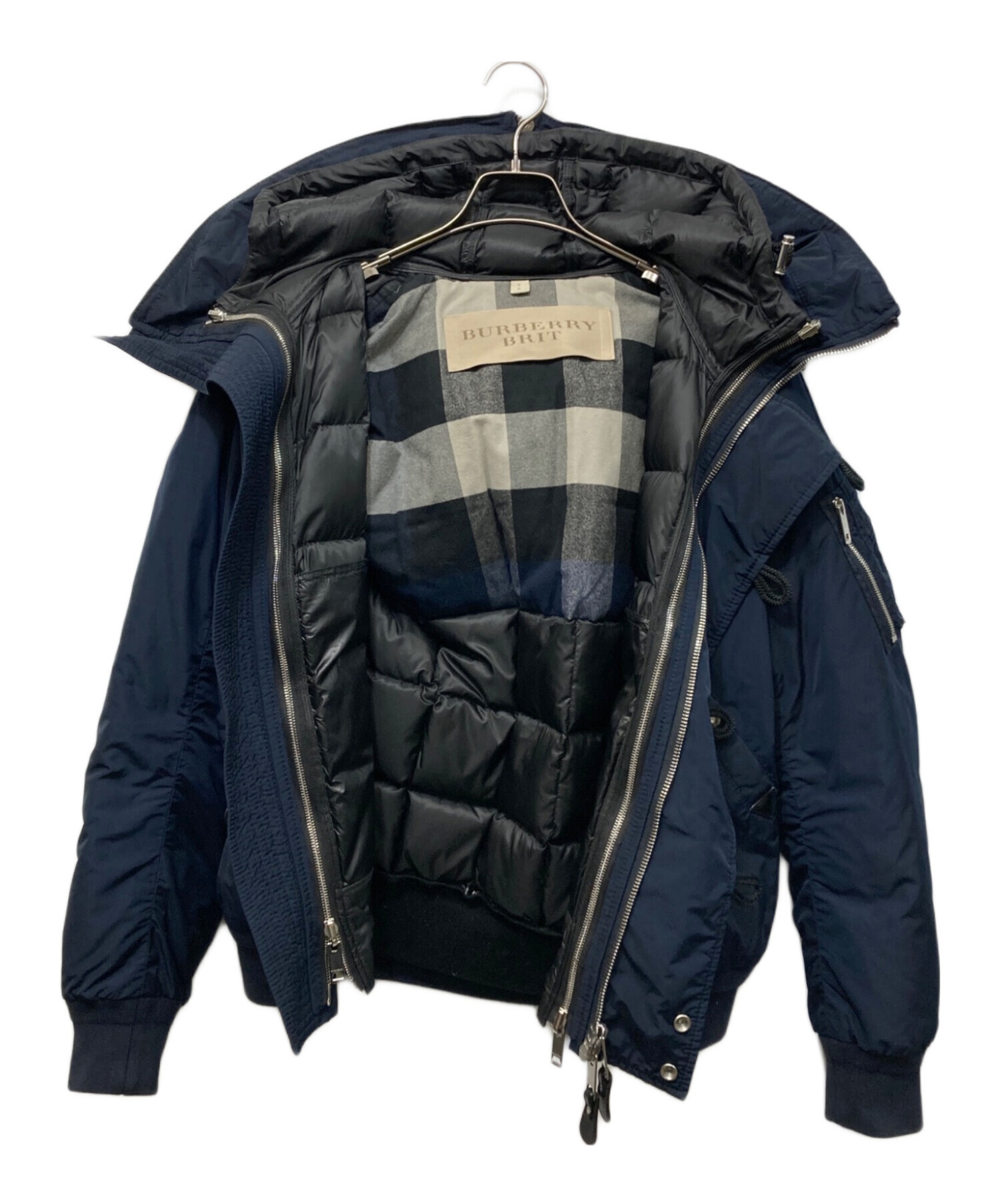 中古・古着通販】BURBERRY BRIT (バーバリーブリット) ダウンN-2B 