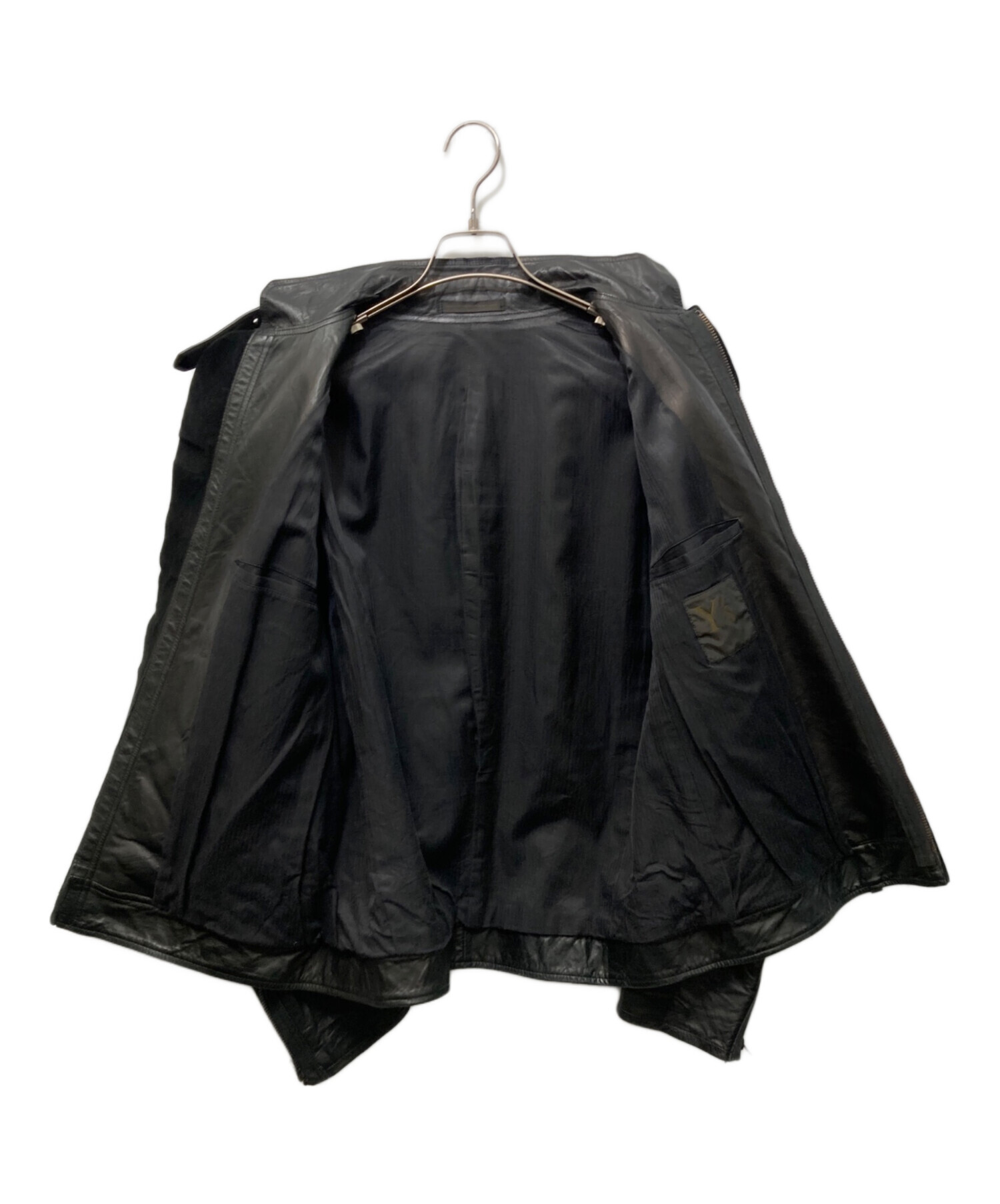 値下げ‼️☆Y'sワイズ☆ライダースジャケット 中古・古着通販】Y's (ワイズ) 06AW カンガルーレザーシングル
