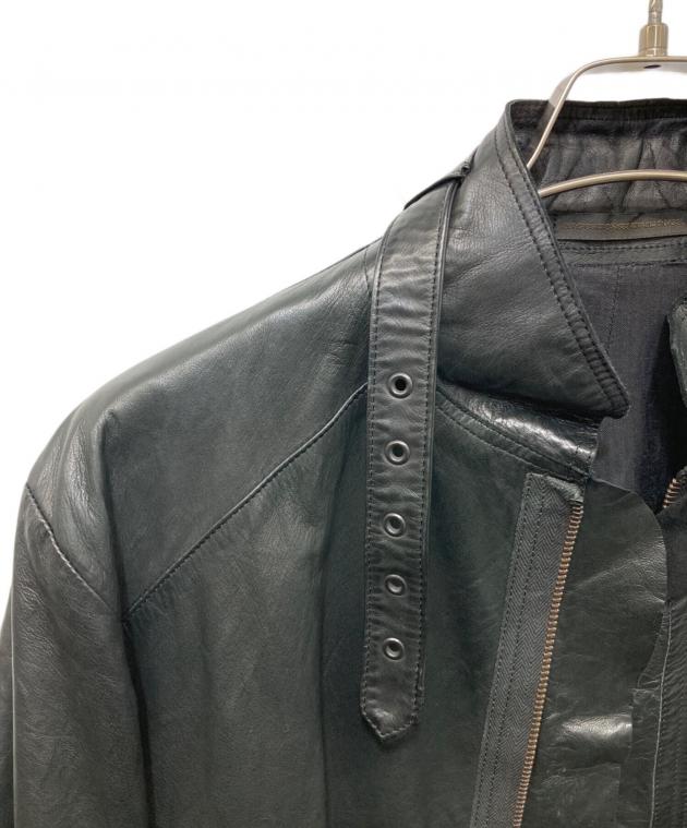 中古・古着通販】Y's (ワイズ) 06AW カンガルーレザーシングル