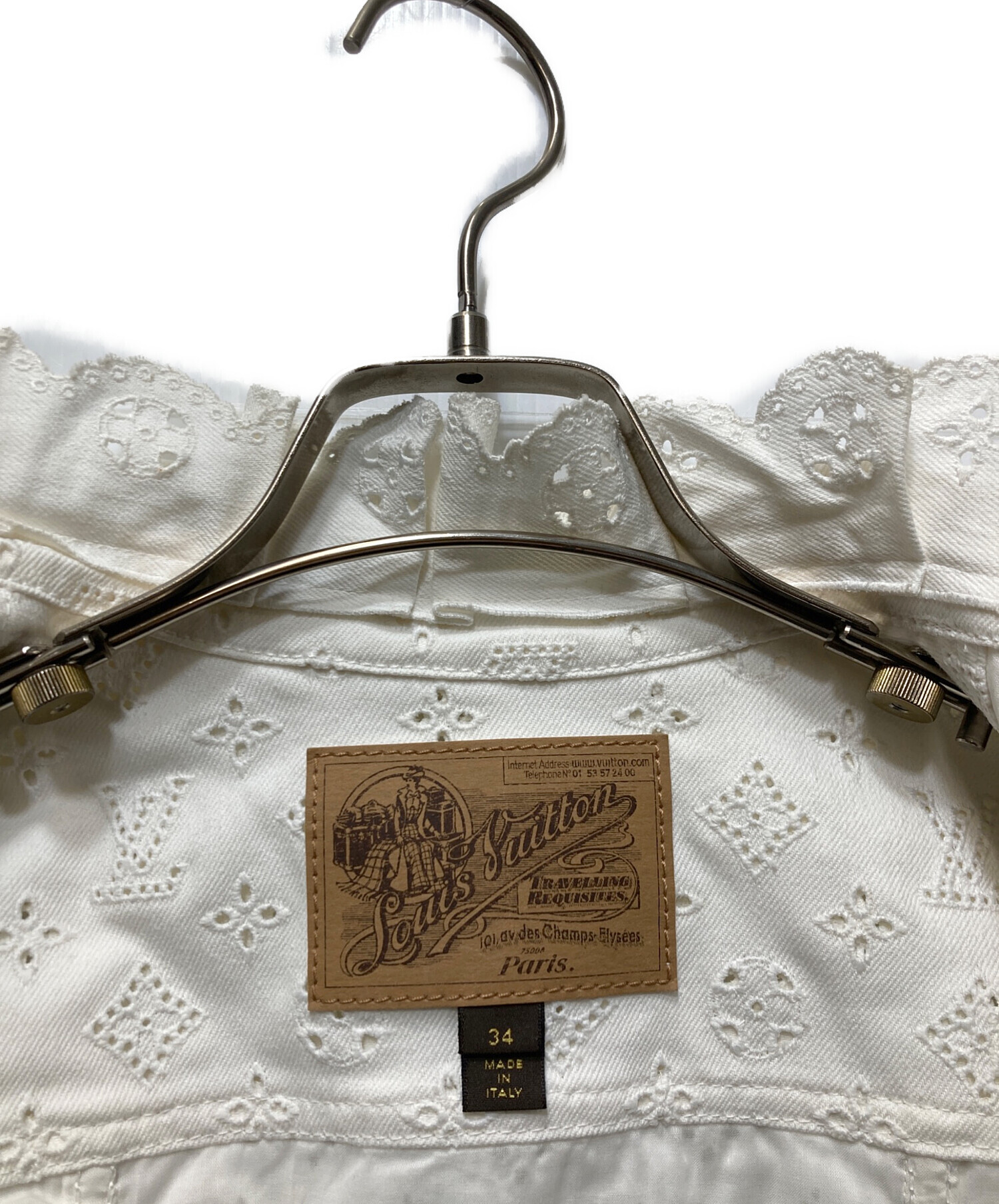 中古・古着通販】LOUIS VUITTON (ルイ ヴィトン) モノグラムフリル半袖