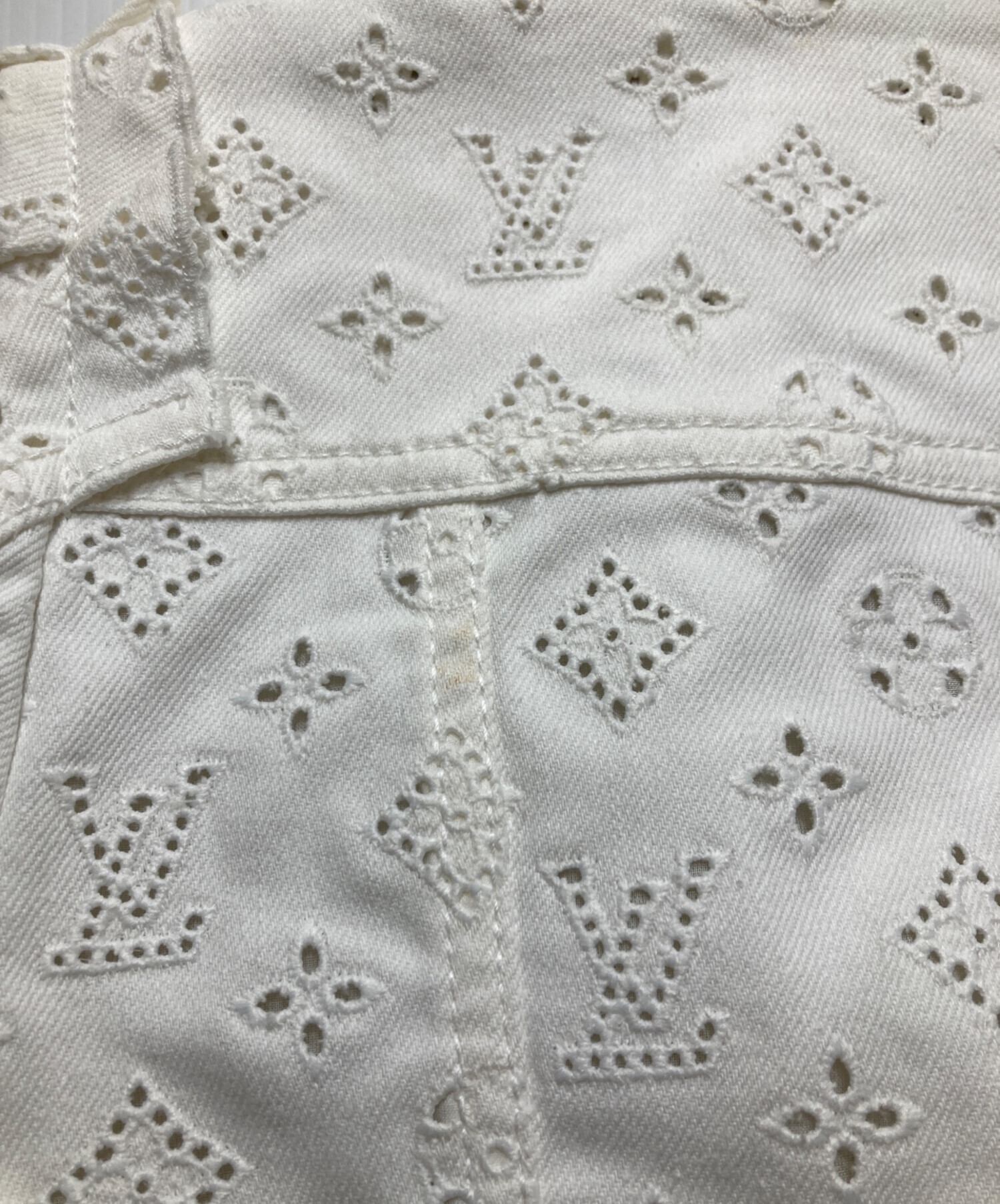 中古・古着通販】LOUIS VUITTON (ルイ ヴィトン) モノグラムフリル半袖
