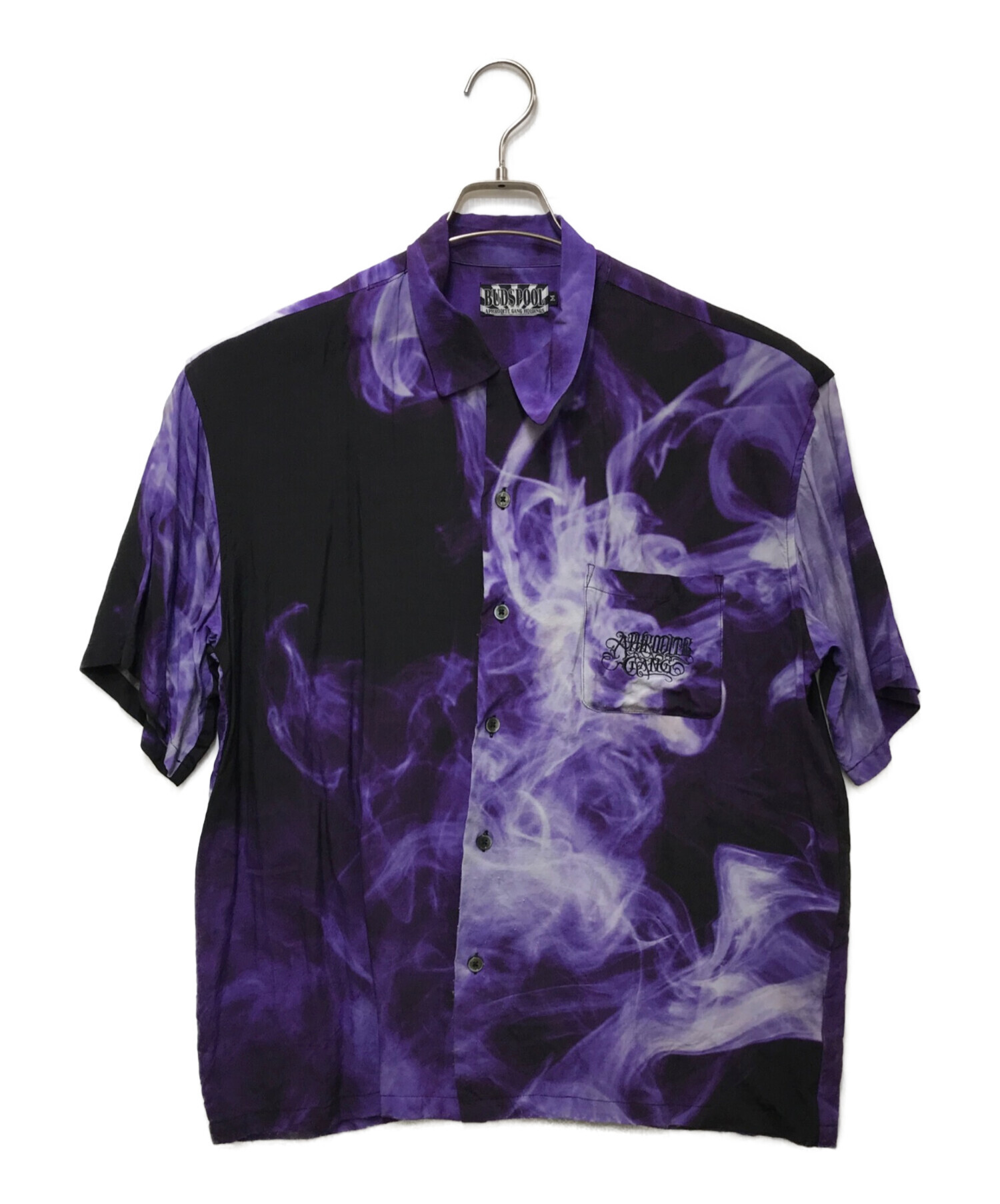 トップス BUDSPOOL SMOKEPATTERN S/S HAWAIIAN SHIRT 中古・古着通販】BUDSPOOL (バッズプール) SMOKE PATTERN HAWAIIAN