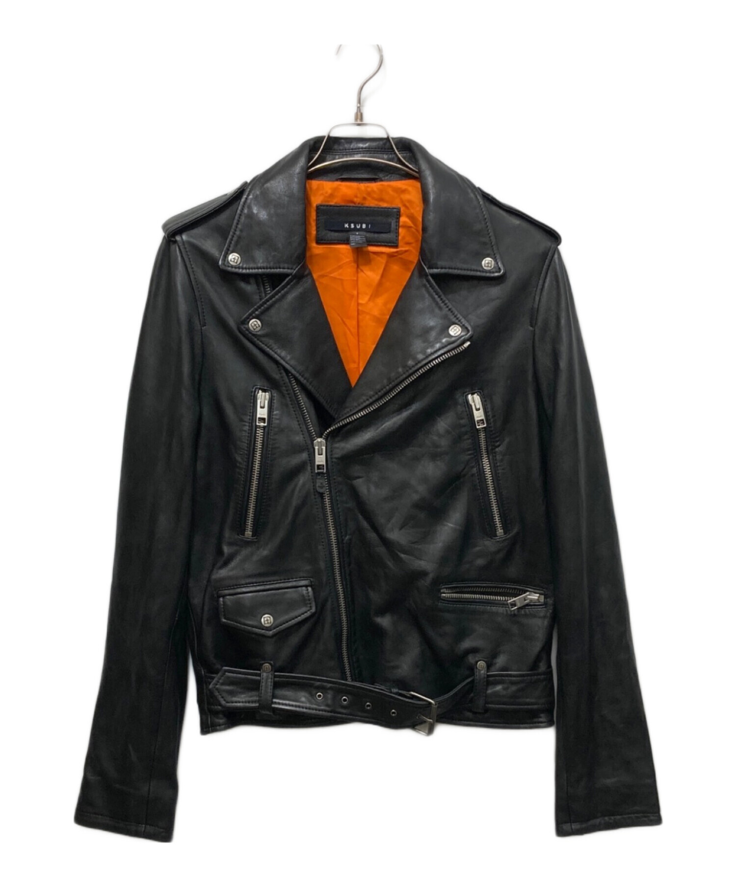 中古・古着通販】Ksubi (スビ) ラムレザー ダブルライダースジャケット