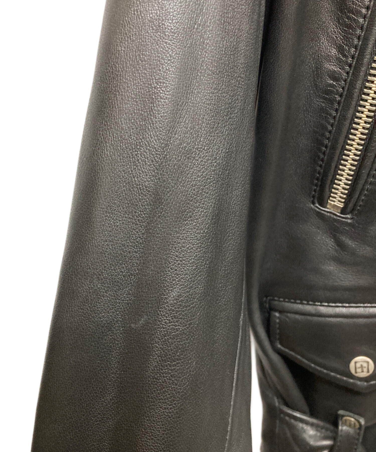 中古・古着通販】Ksubi (スビ) ラムレザー ダブルライダースジャケット