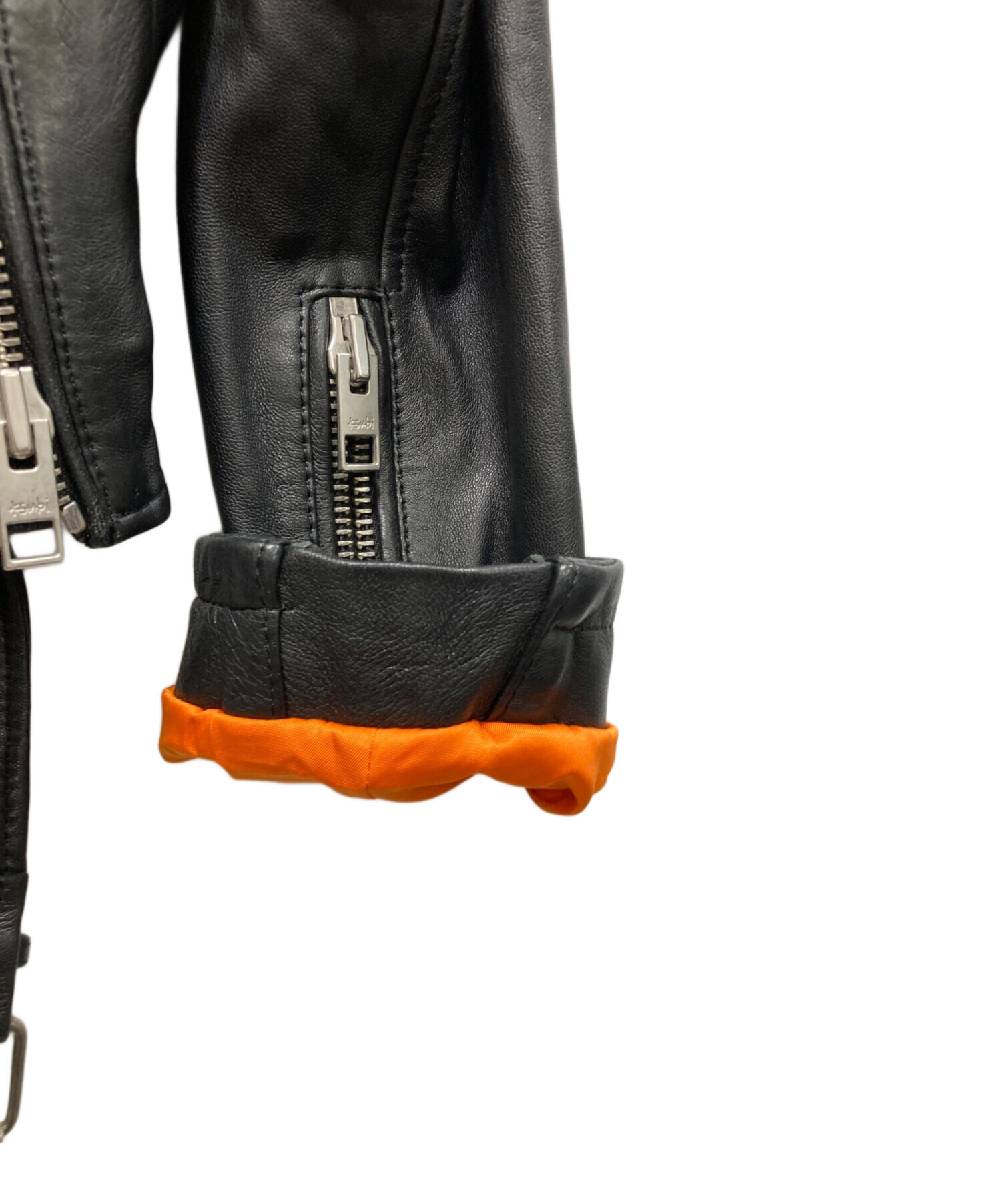 中古・古着通販】Ksubi (スビ) ラムレザー ダブルライダースジャケット