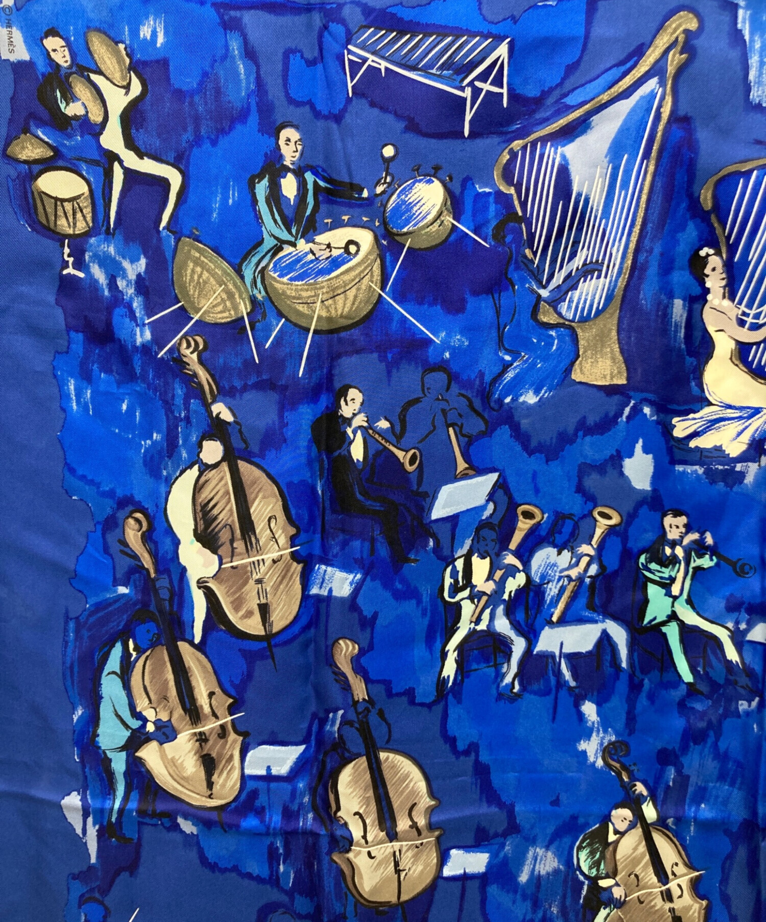 中古・古着通販】HERMES (エルメス) CONCERTO 協奏曲 カレ90シルク