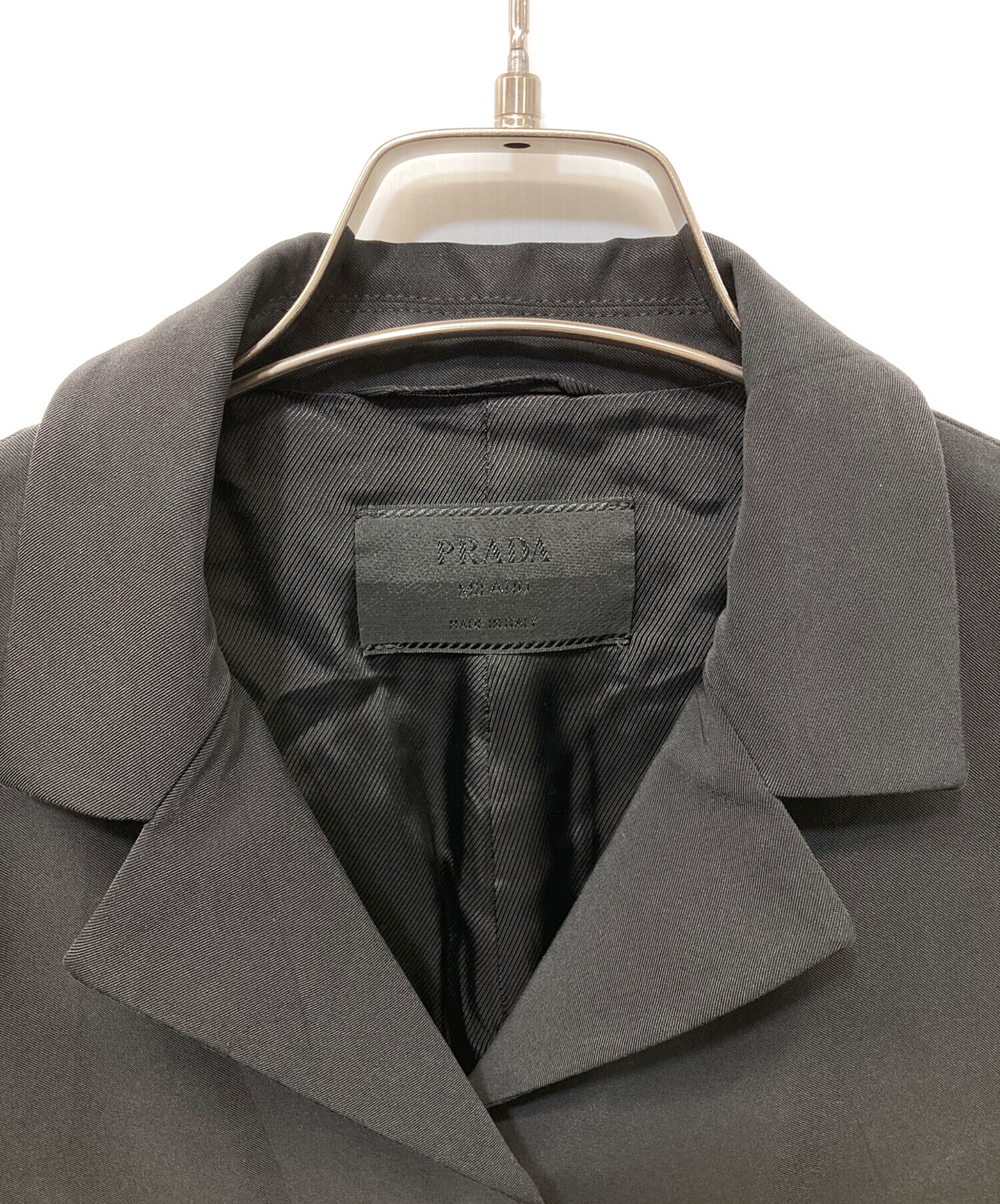 中古・古着通販】PRADA (プラダ) ロゴベルトデザインジャケット