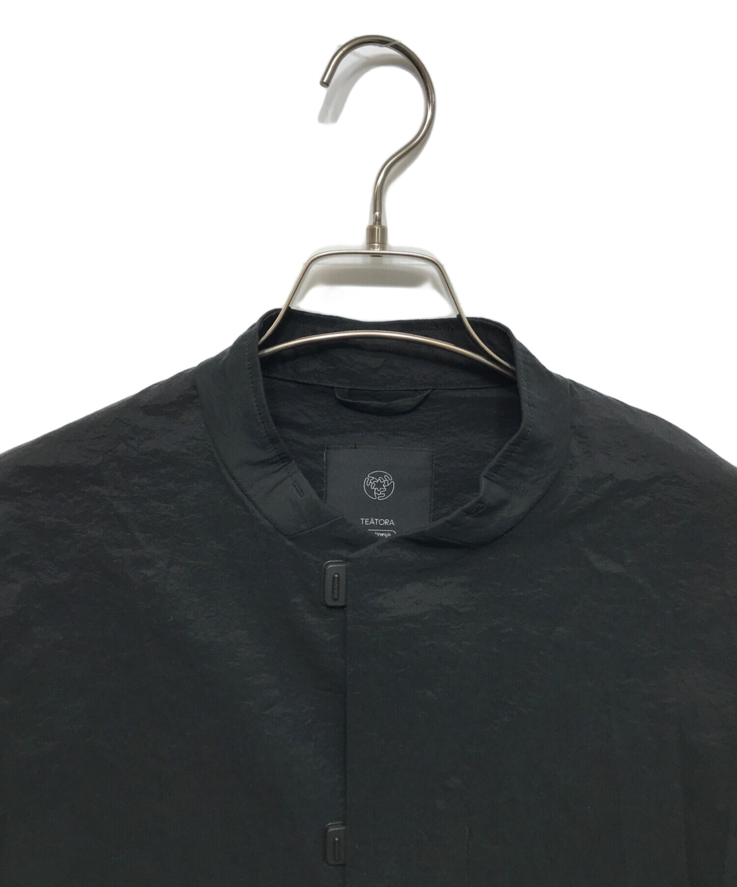 中古・古着通販】TEATORA (テアトラ) CAPSULESNAP SHIRT S/S ブラック