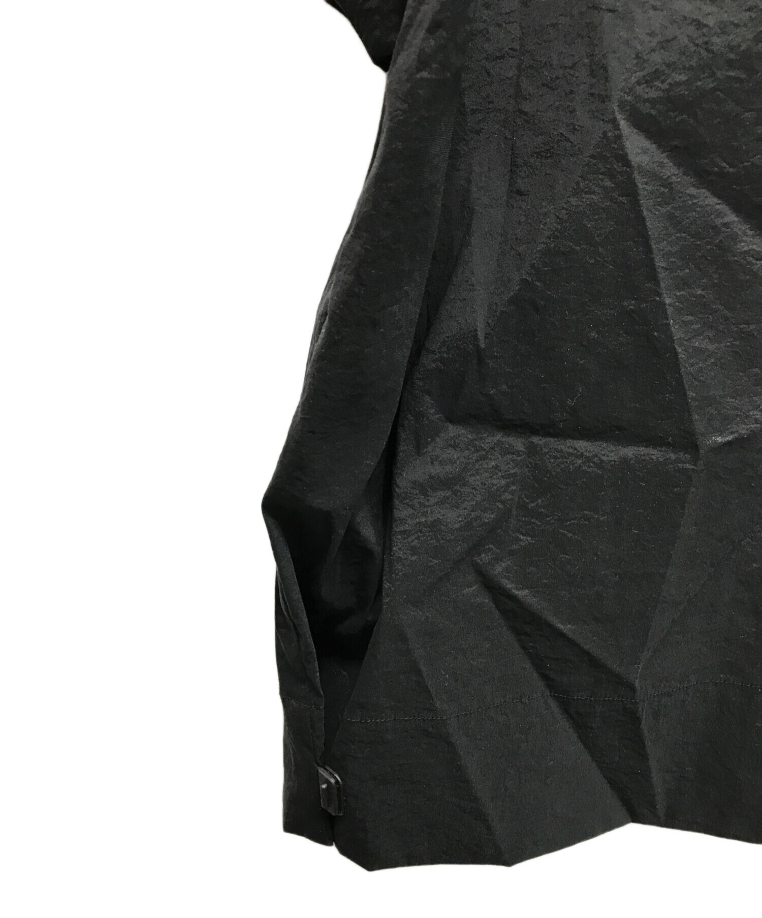 中古・古着通販】TEATORA (テアトラ) CAPSULESNAP SHIRT S/S ブラック