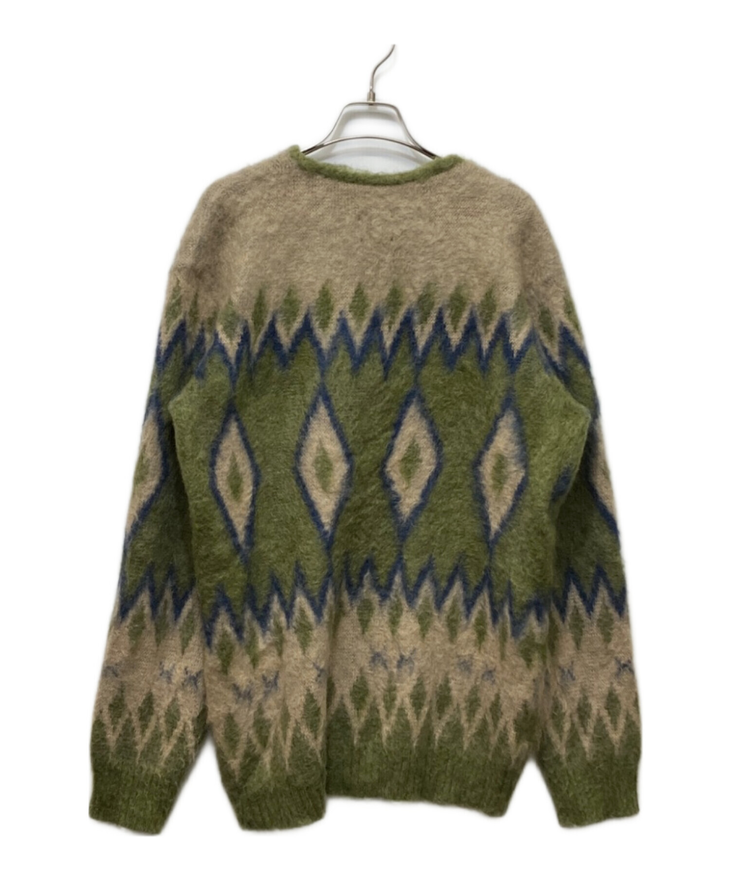 ニードルズ NEEDLES ダイヤモンド モヘア カーディガン 中古・古着通販】Needles (ニードルズ) ダイヤモンドモヘア