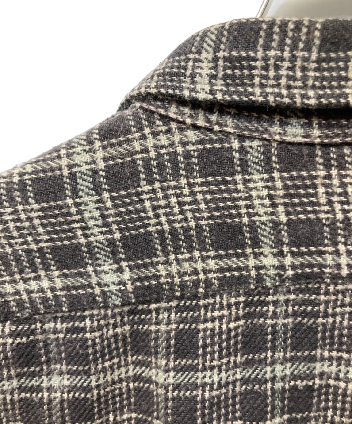 90's RRL オンブレチェック Pコート 三ツ星タグ M 90's RRL オンブレチェック Pコート 三ツ星タグ M 90's RRL オンブレ