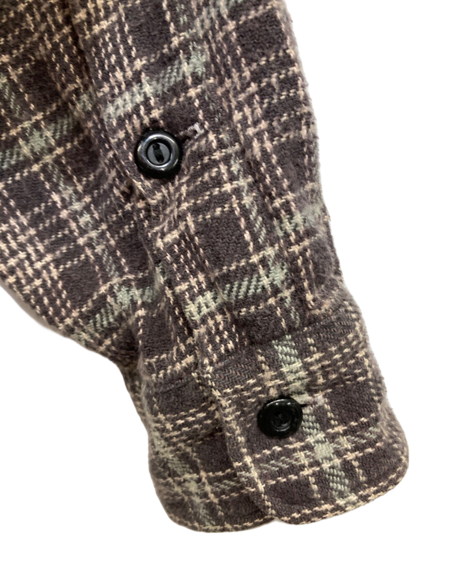 初期三星 RRL サファリシャツ 未使用タグ付 デッドストック ビンテージ 中古・古着通販】RRL (ダブルアールエル) 三ツ星タグ チェックシャツ