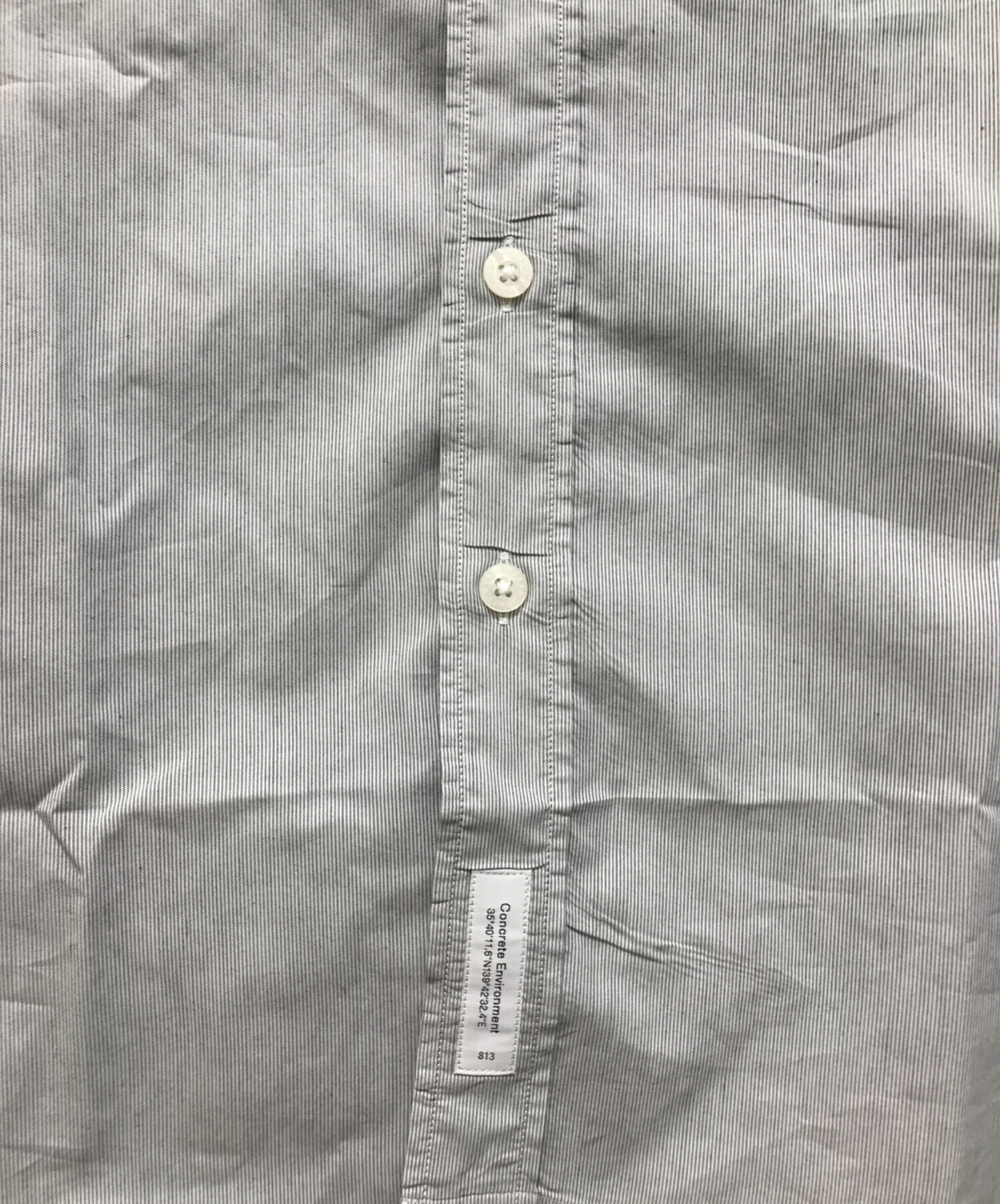 中古・古着通販】WTAPS (ダブルタップス) ボタンダウンシャツ グレー