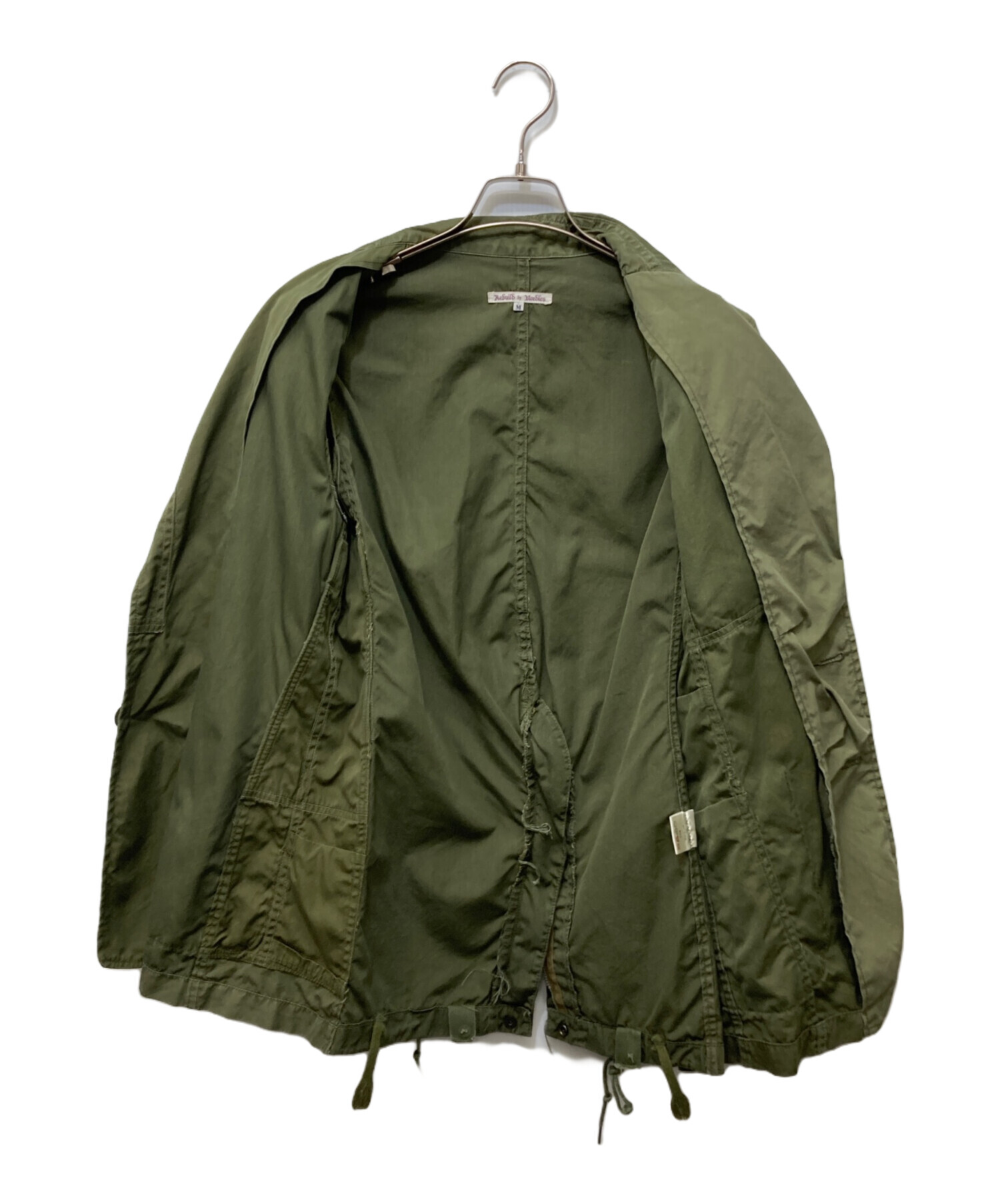 Needles ミリタリージャケット S オリーブ 中古・古着通販】Rebuild by Needles (リビルドバイニードルス) 再構築