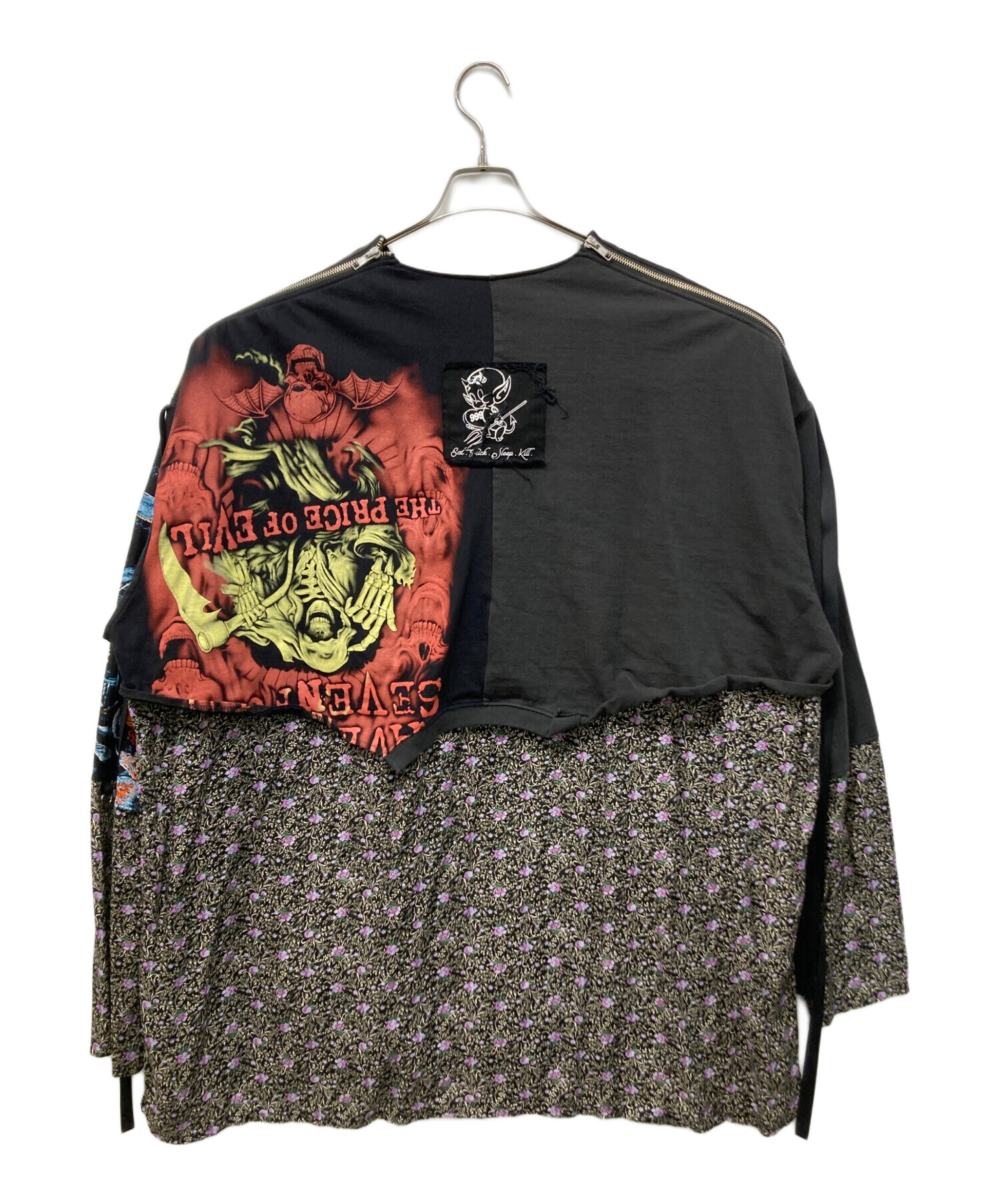 中古・古着通販】KIDILL (キディル) PUNK LONG SLEEVE SHIRT ブラック