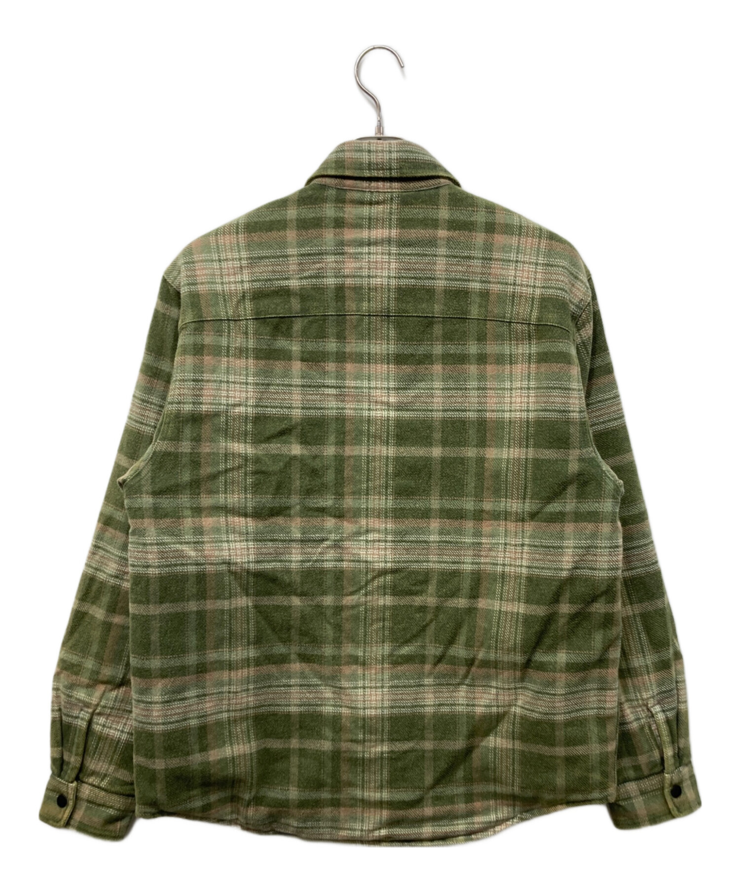 中古・古着通販】stussy (ステューシー) チェックキルティングシャツ