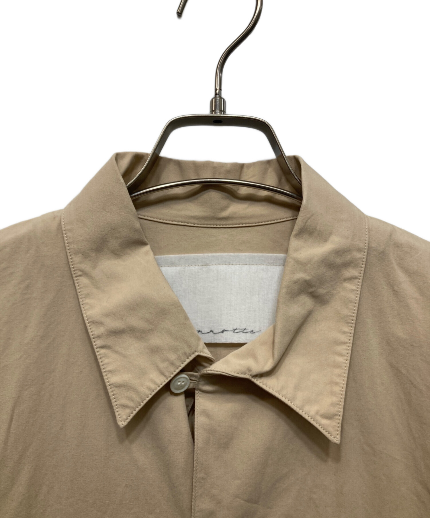 中古・古着通販】nonnotte (ノノット) Draping Seamless Collar Shirt