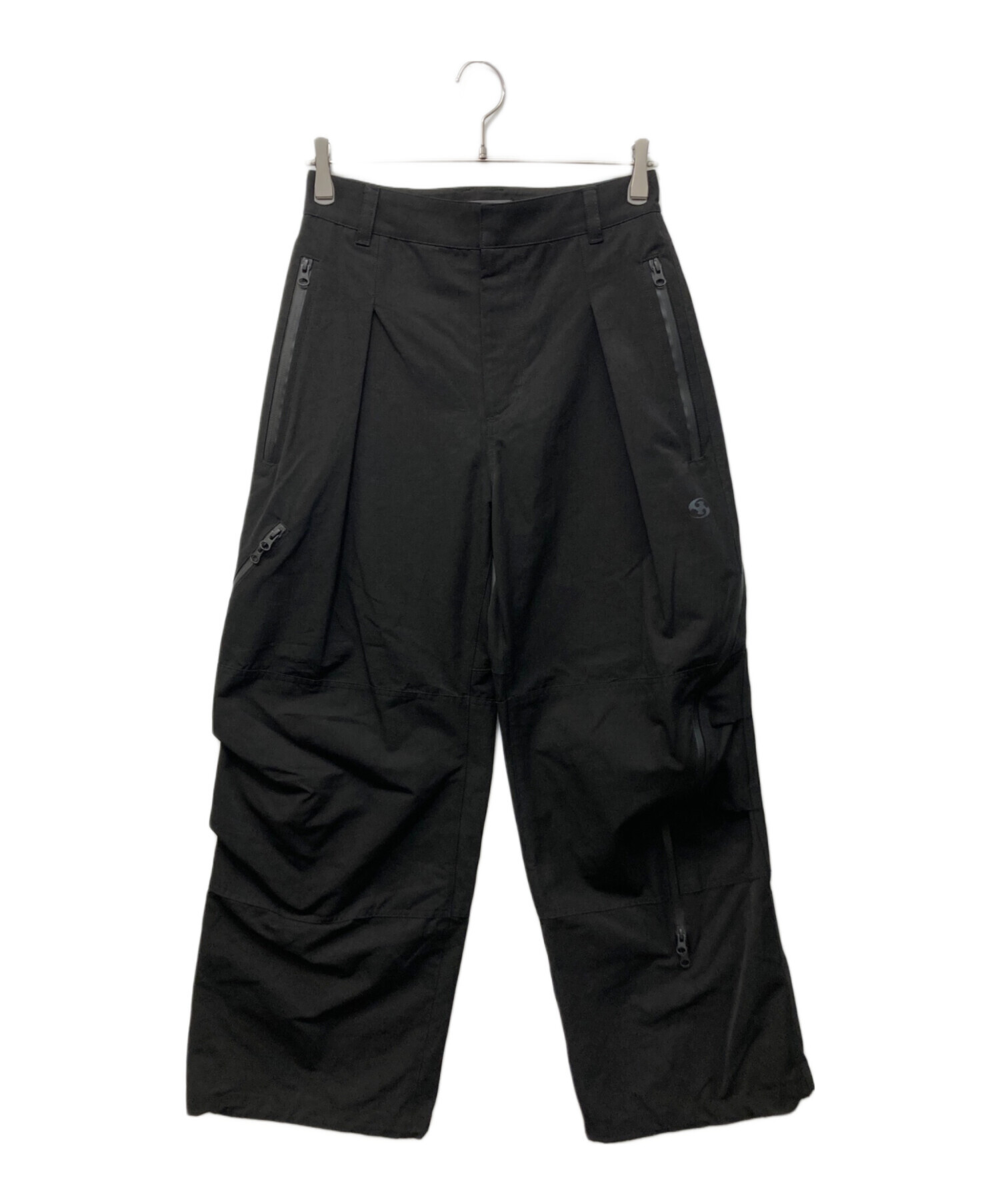 sansangear AFFINE CURVE PANTS ブラック　サイズ2 中古・古着通販】SAN SAN GEAR (サンサンギア) AFFINE CURVE PANTS
