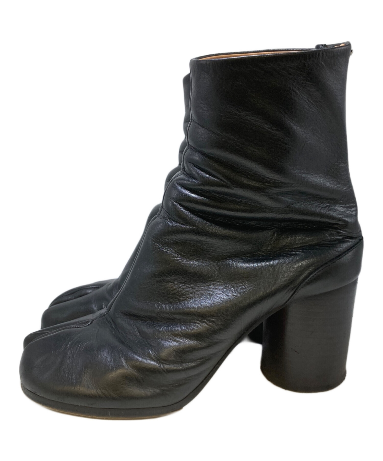 【美品】メゾンマルジェラ 足袋ブーツ ヒール8.0cm サイズ37 黒　箱付 中古・古着通販】Maison Margiela (メゾンマルジェラ) 7cmヒール 足袋