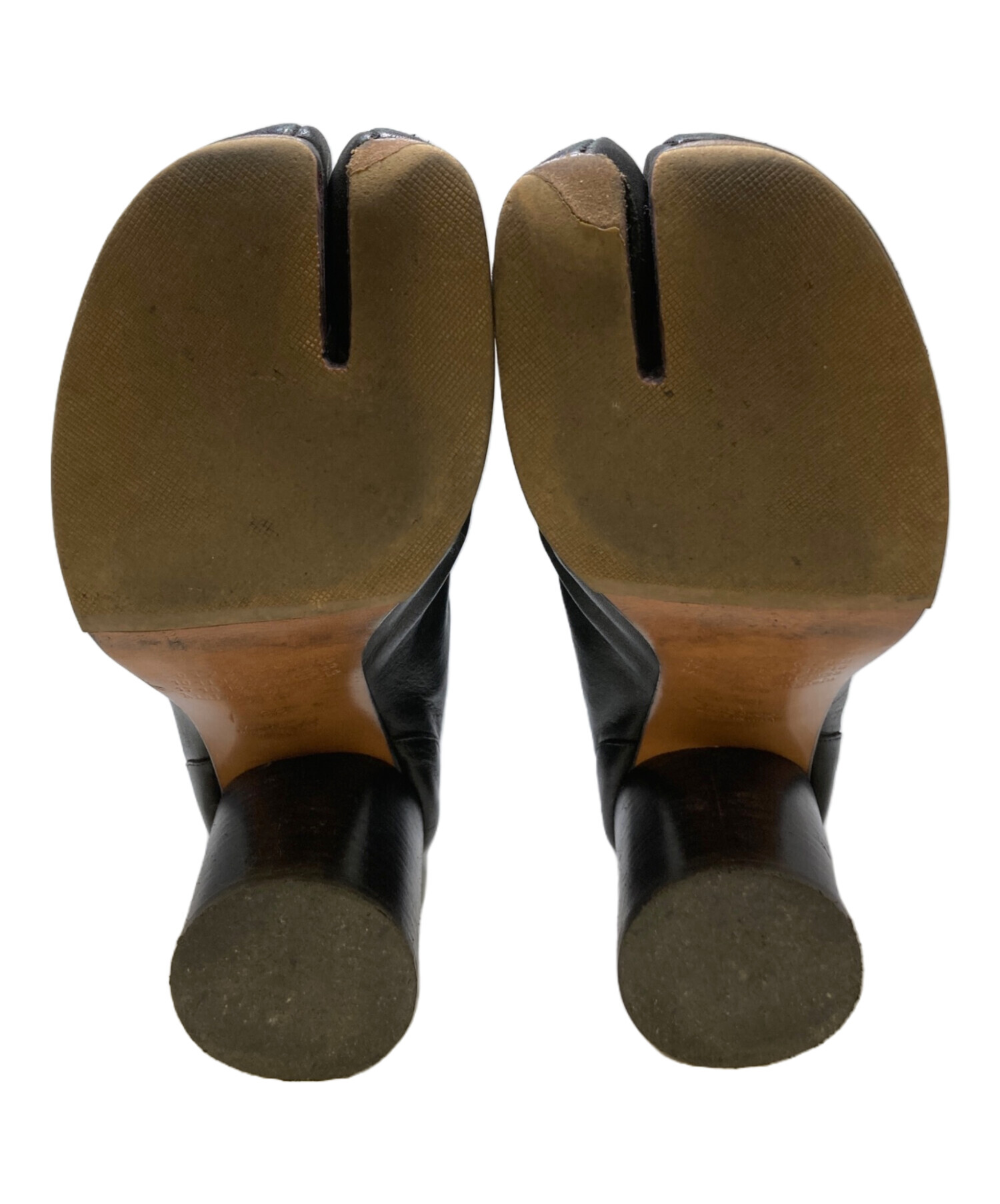 メゾンマルジェラ 足袋ブーツ ヒール8.0cm サイズ38黒　箱付 メゾンマルジェラ 足袋ブーツ ヒール8.0cm サイズ38黒 箱付