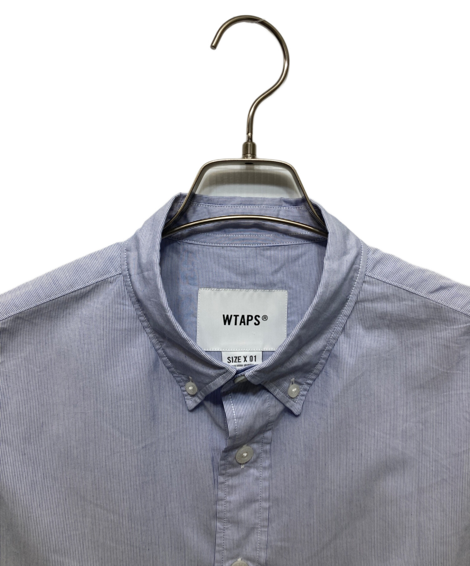 中古・古着通販】WTAPS (ダブルタップス) COLLMAX ストライプシャツ