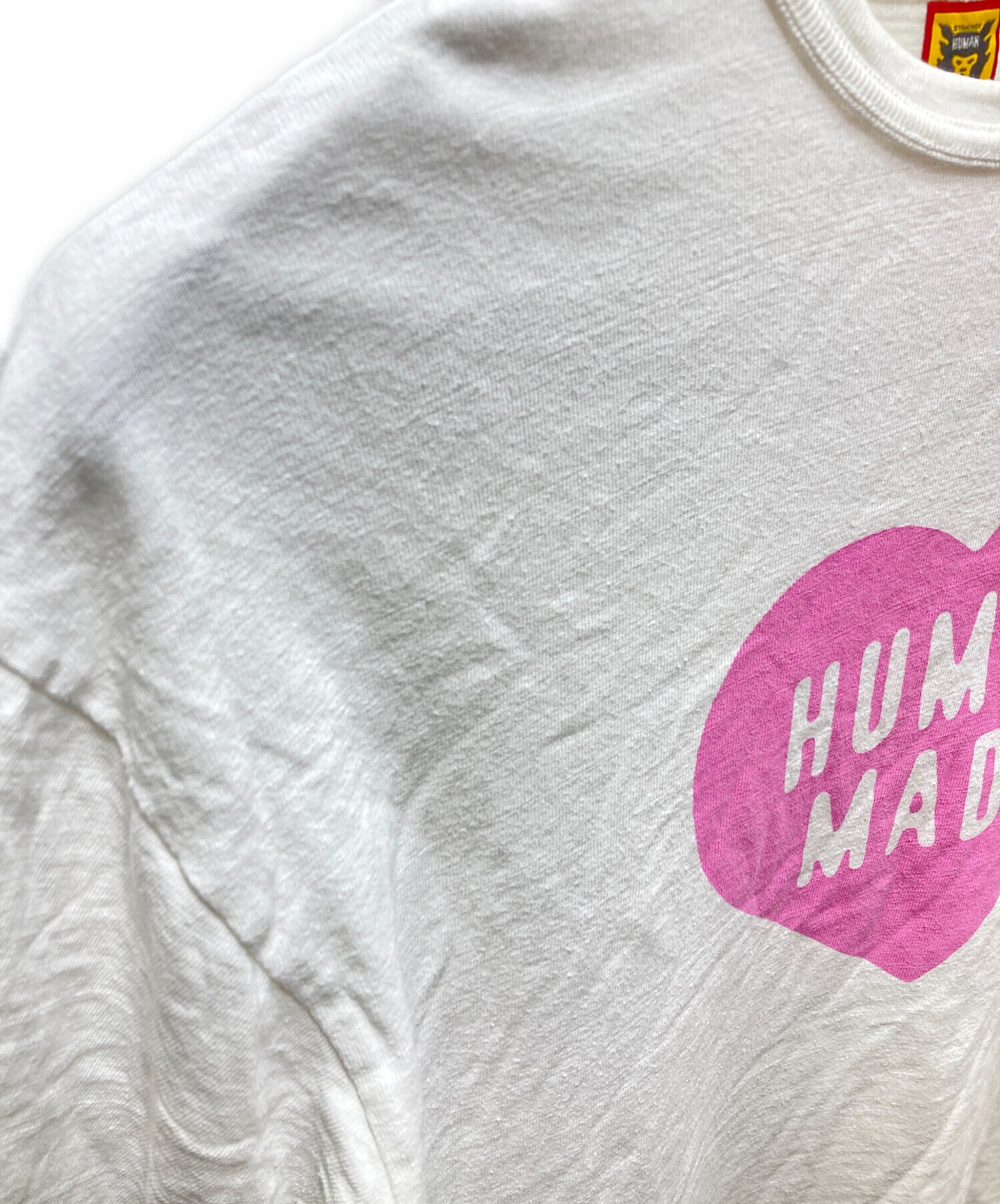 本物！HUMAN MADE ストライプ T ピンク size XL used品 中古・古着通販】HUMAN MADE (ヒューマンメイド) ハートプリントT