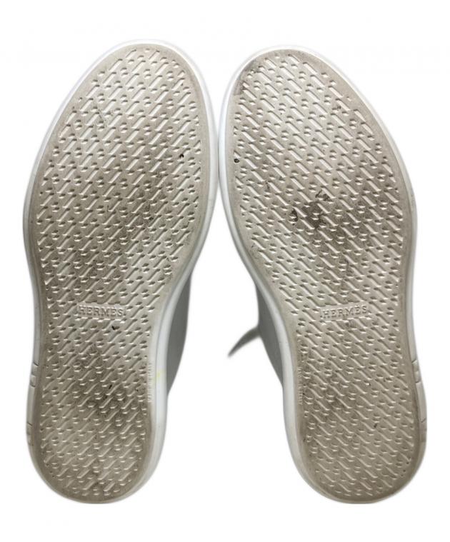 中古・古着通販】HERMES (エルメス) HAPPY レザーローカットスニーカー