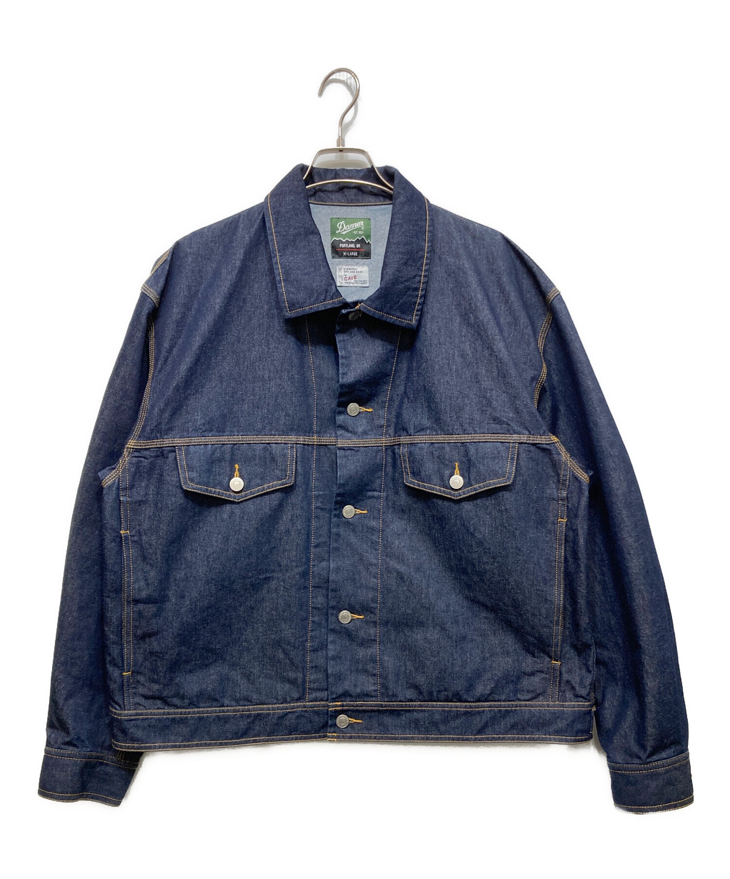 中古・古着通販】Danner (ダナー) デニムジャケット インディゴ サイズ