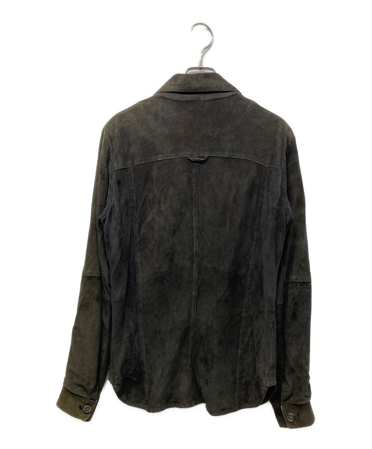 中古・古着通販】EMMETI (エンメティ) ゴートスキンスエードシャツ