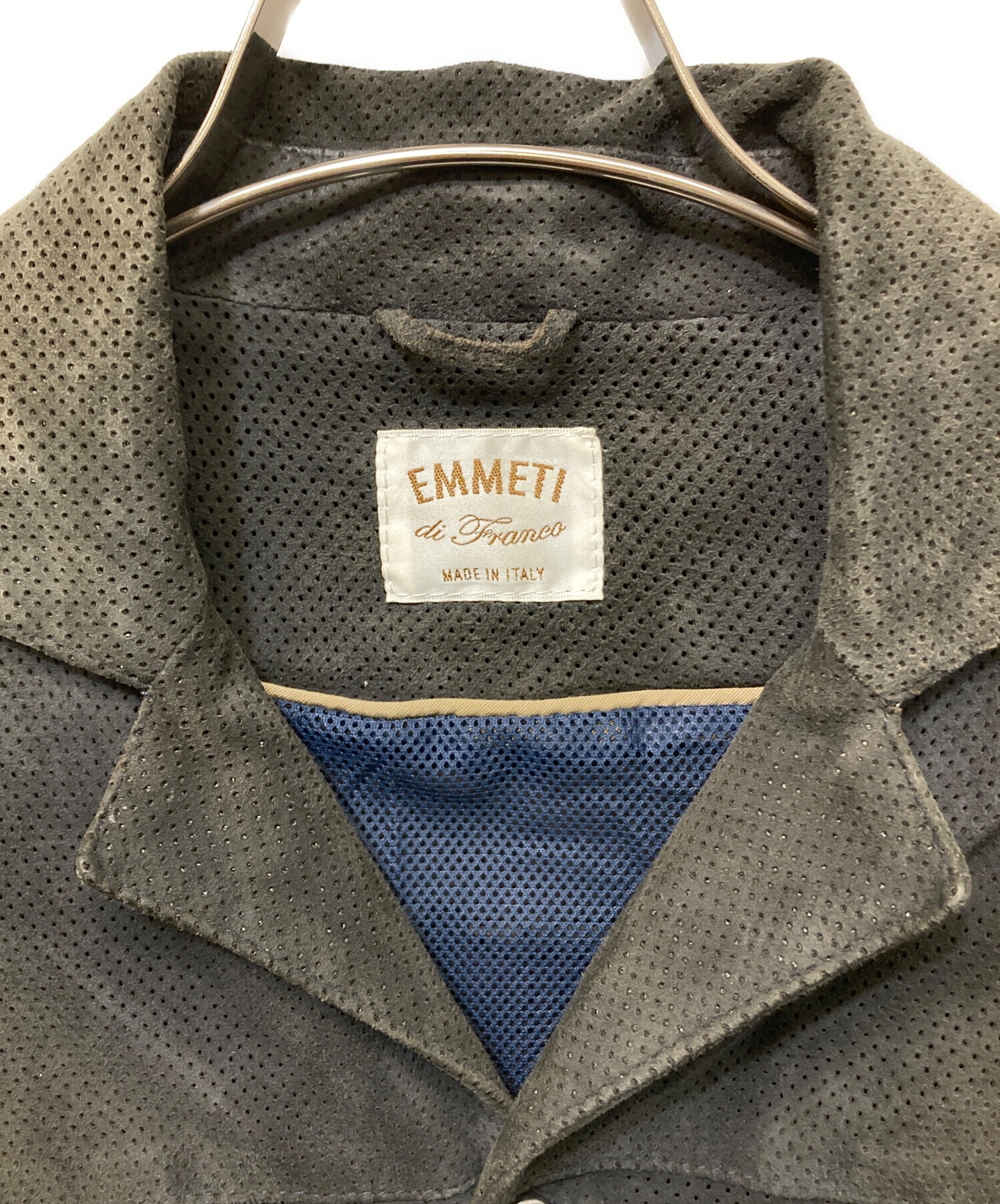 中古・古着通販】EMMETI (エンメティ) ゴートスキンスエードシャツ