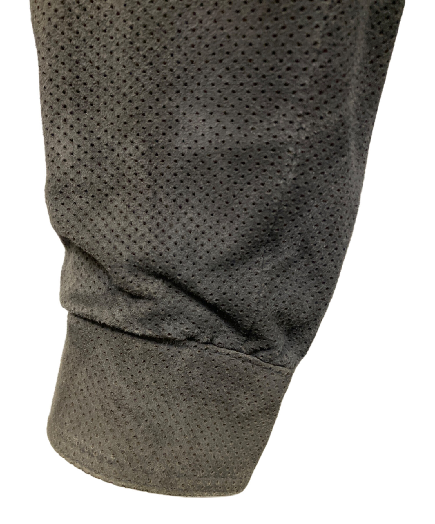 中古・古着通販】EMMETI (エンメティ) ゴートスキンスエードシャツ