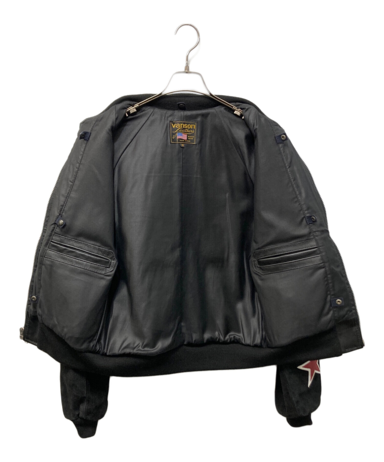 中古・古着通販】VANSON (バンソン) TJV スター スウェードコンビ