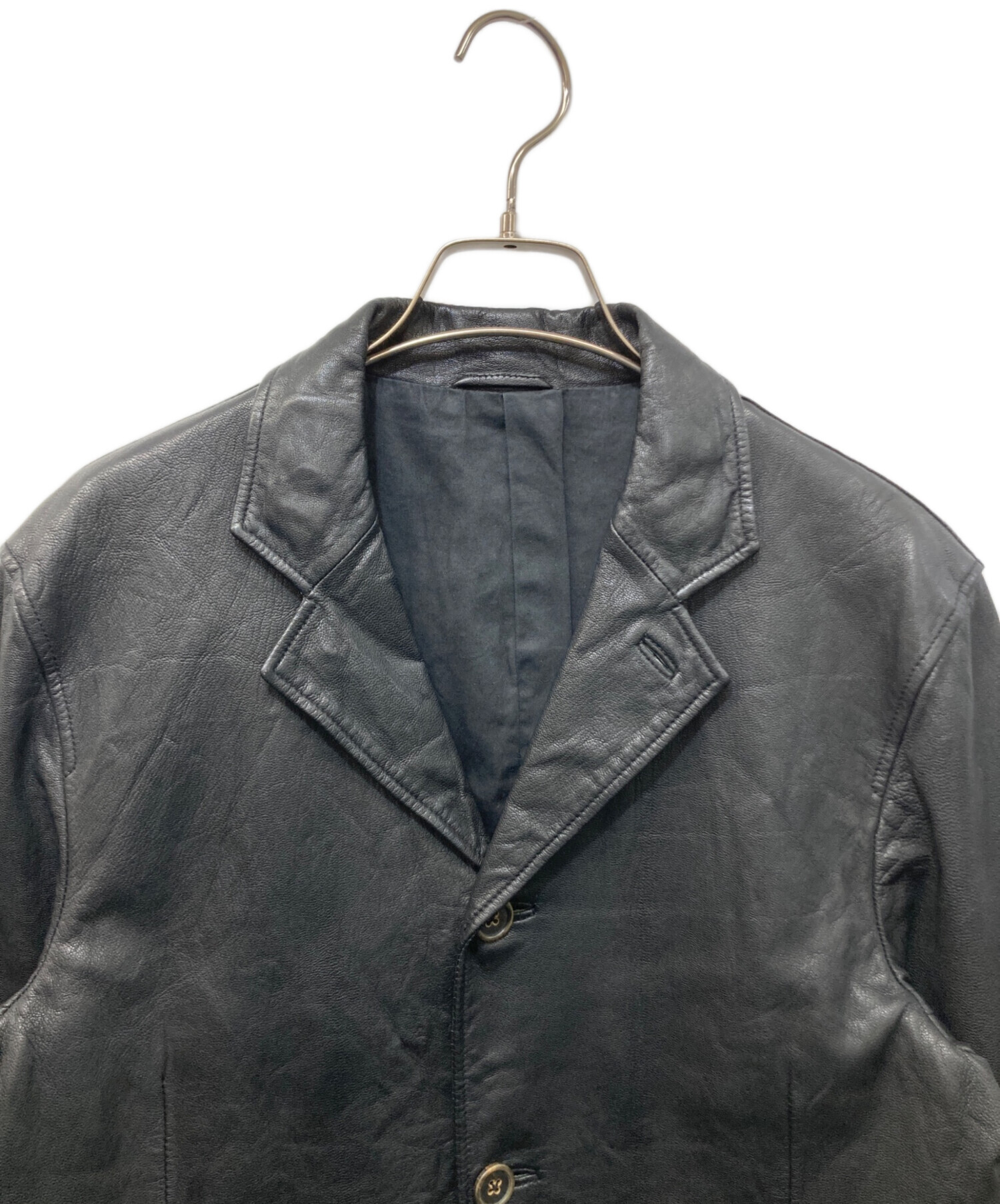 中古・古着通販】PAUL SMITH (ポールスミス) ラムレザー3Bジャケット