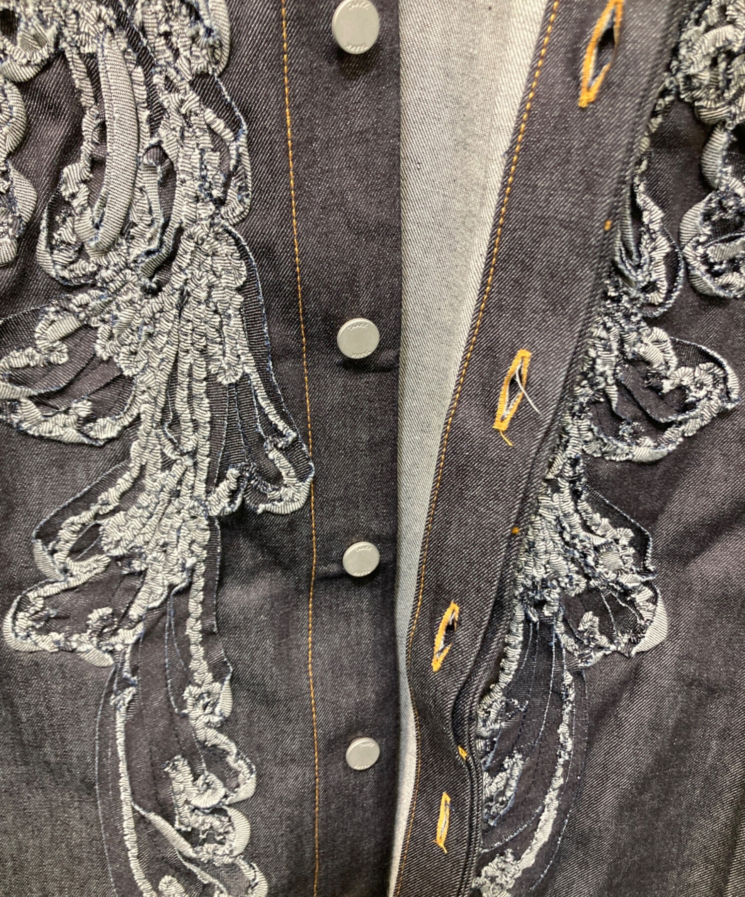 中古・古着通販】TAAKK (ターク) SCULPTURE DENIM SHIRTS インディゴ