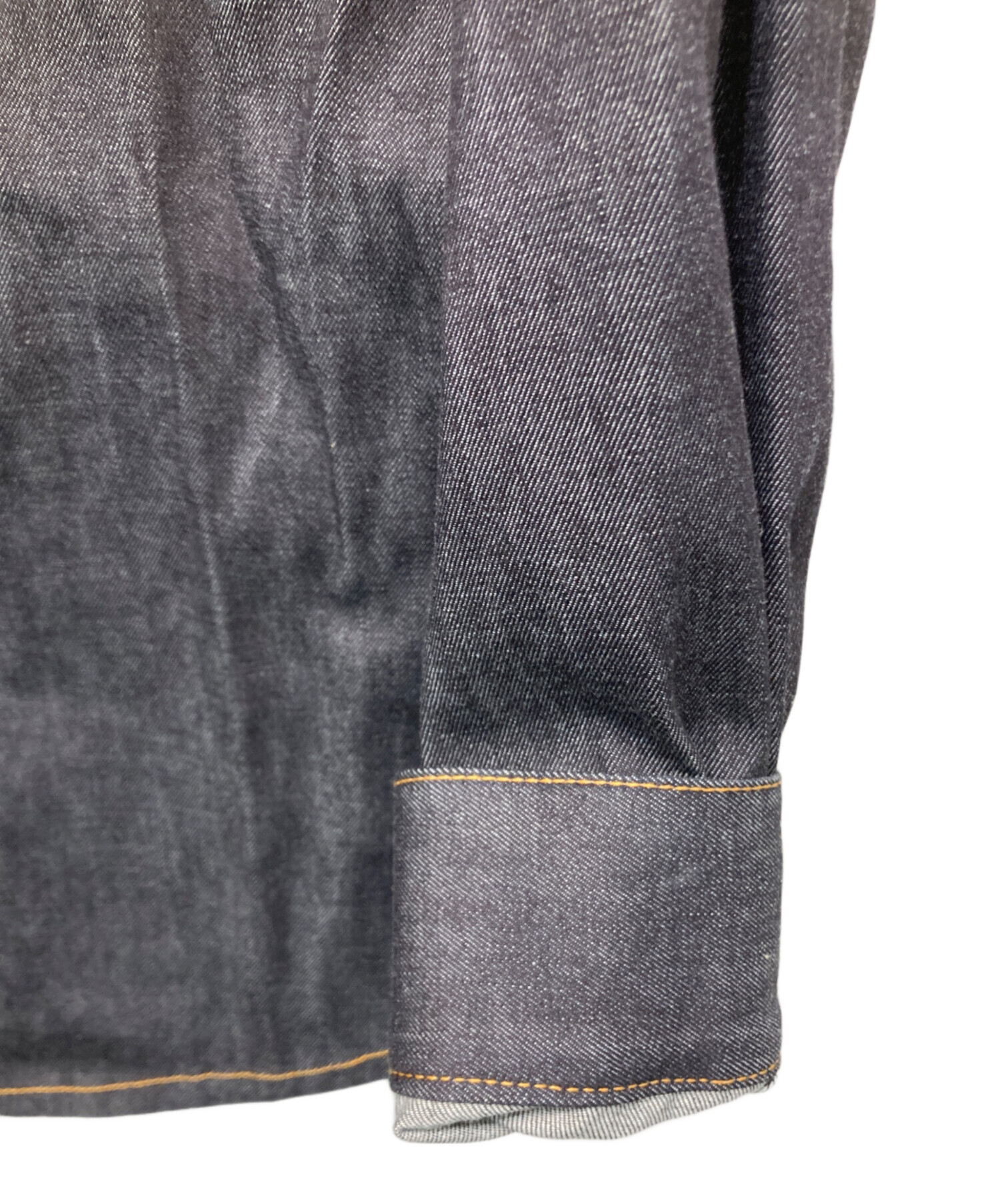 中古・古着通販】TAAKK (ターク) SCULPTURE DENIM SHIRTS インディゴ