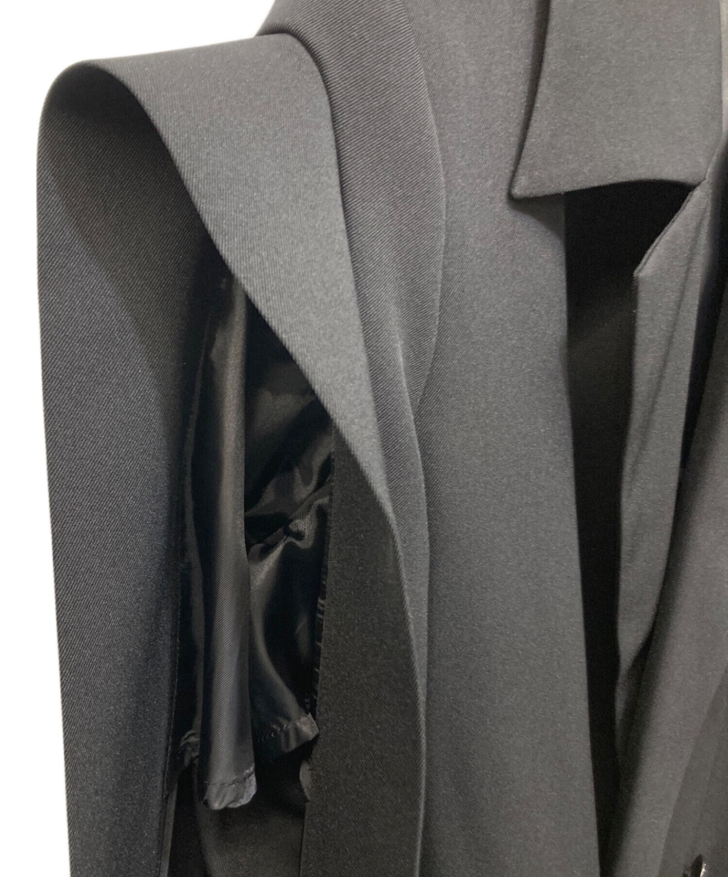 中古・古着通販】FUMIE=TANAKA (フミエタナカ) hole JK ブラック