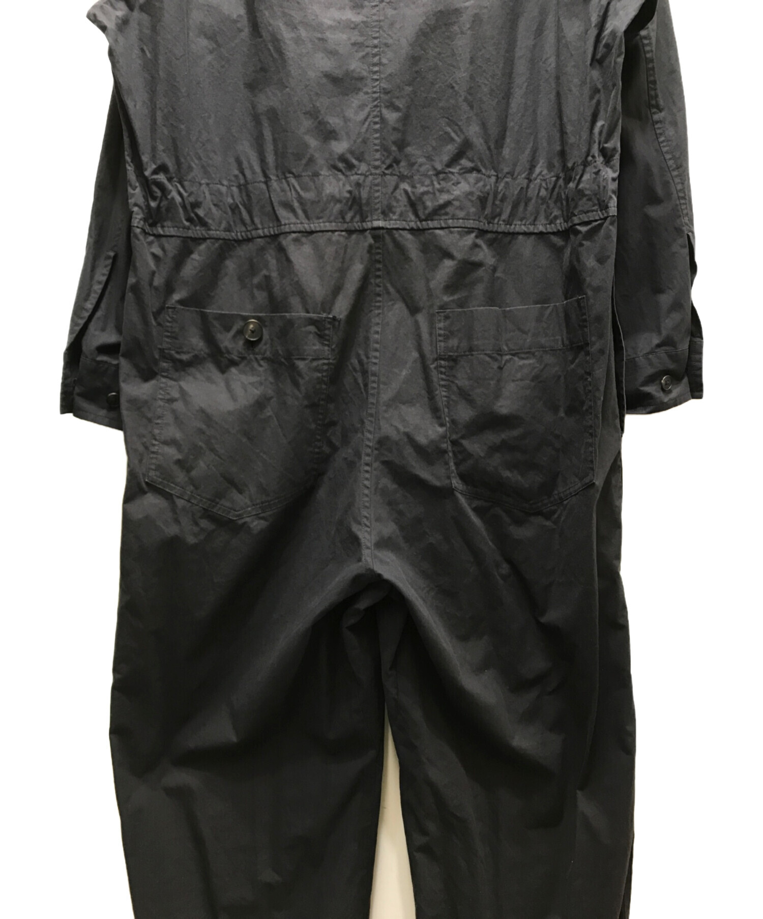 中古・古着通販】LOEFF (ロエフ) CTN TYP ジャンプスーツ ネイビー