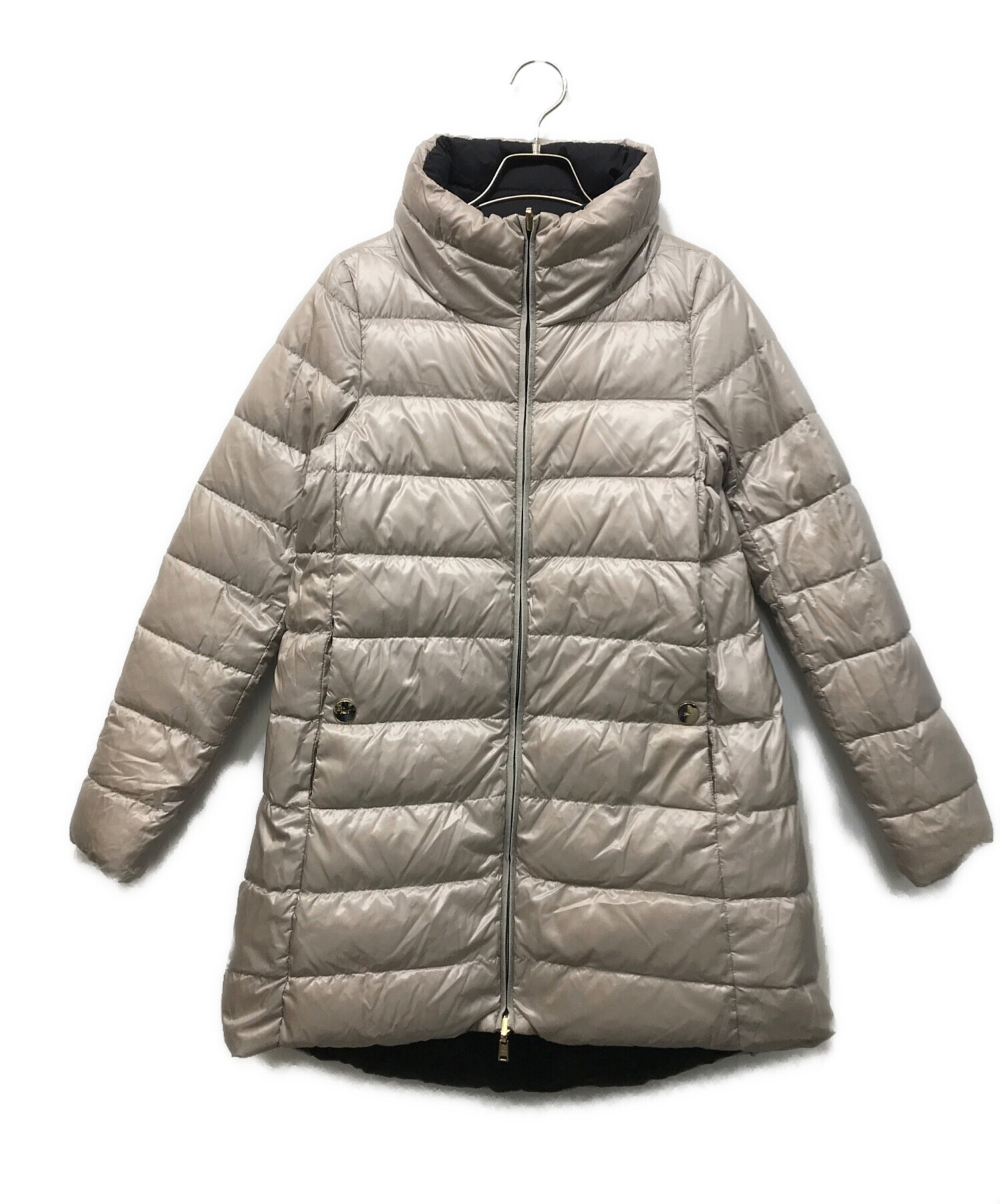 中古・古着通販】HERNO (ヘルノ) リバーシブルダウンコート ブラック