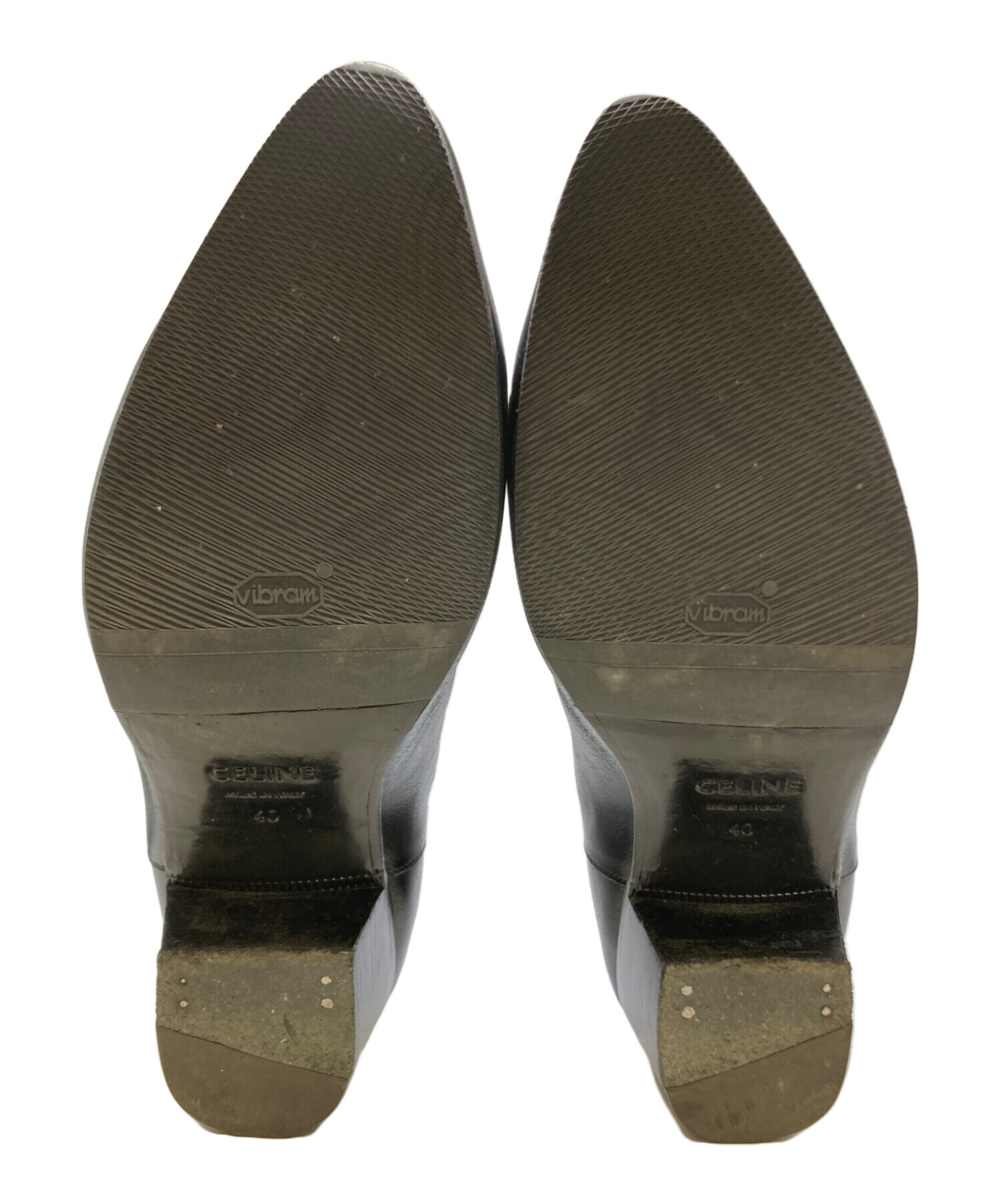 中古・古着通販】CELINE (セリーヌ) JACNO サイドゴアブーツ ブラック