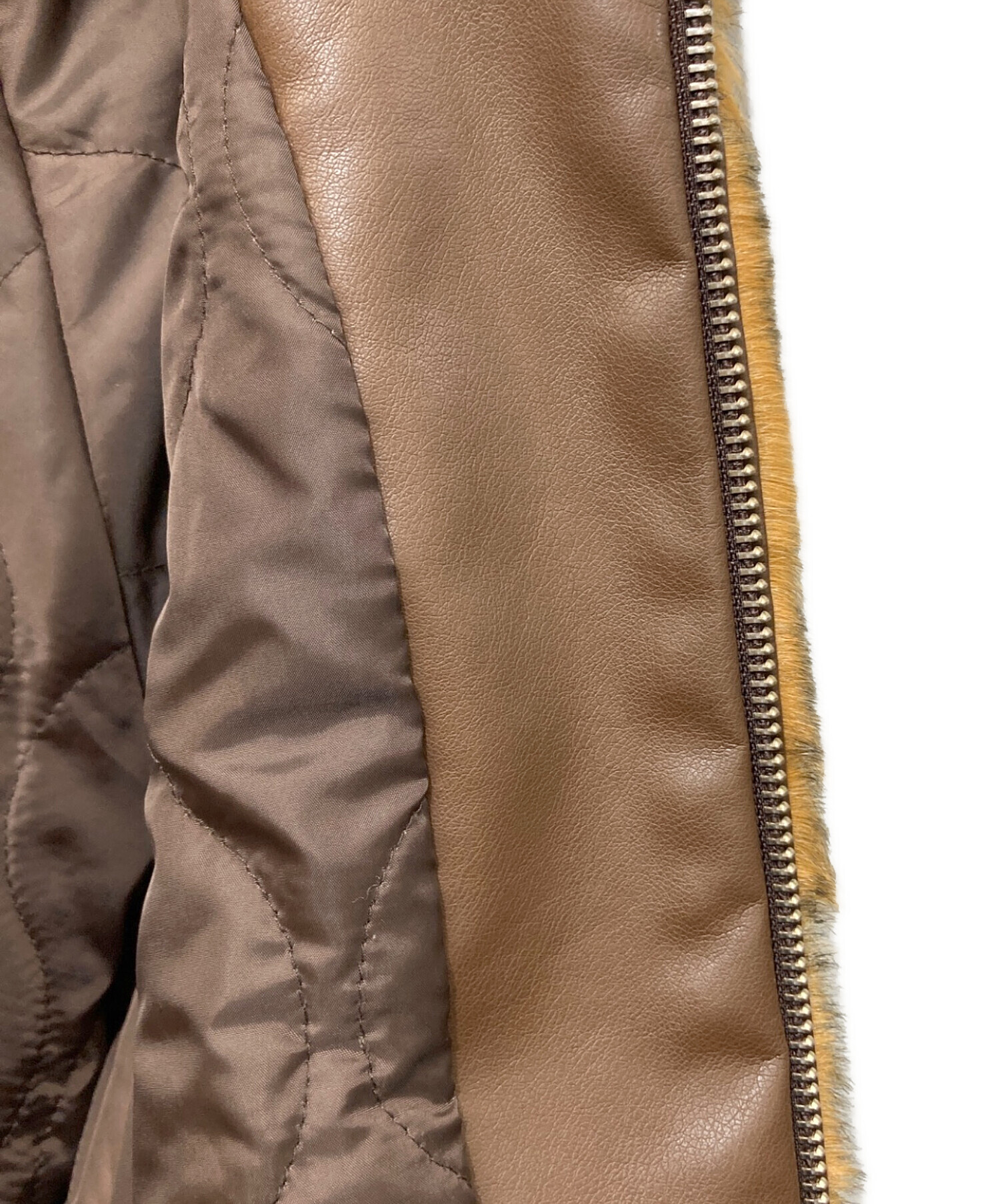 中古・古着通販】LEINWANDE (ラインヴァンド) Mama's Faux-fur Jacket