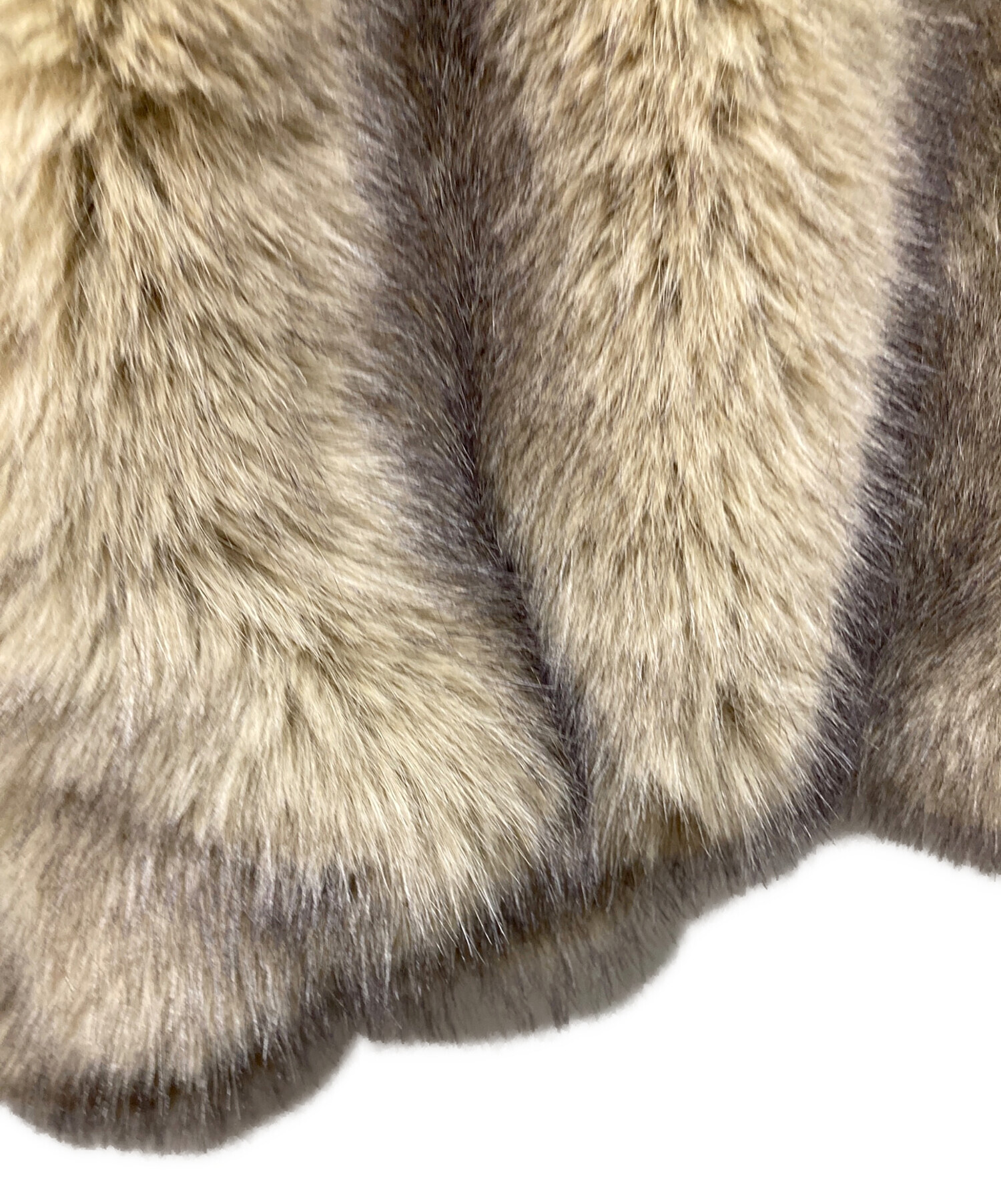 中古・古着通販】LEINWANDE (ラインヴァンド) Egg Fur Coat ベージュ