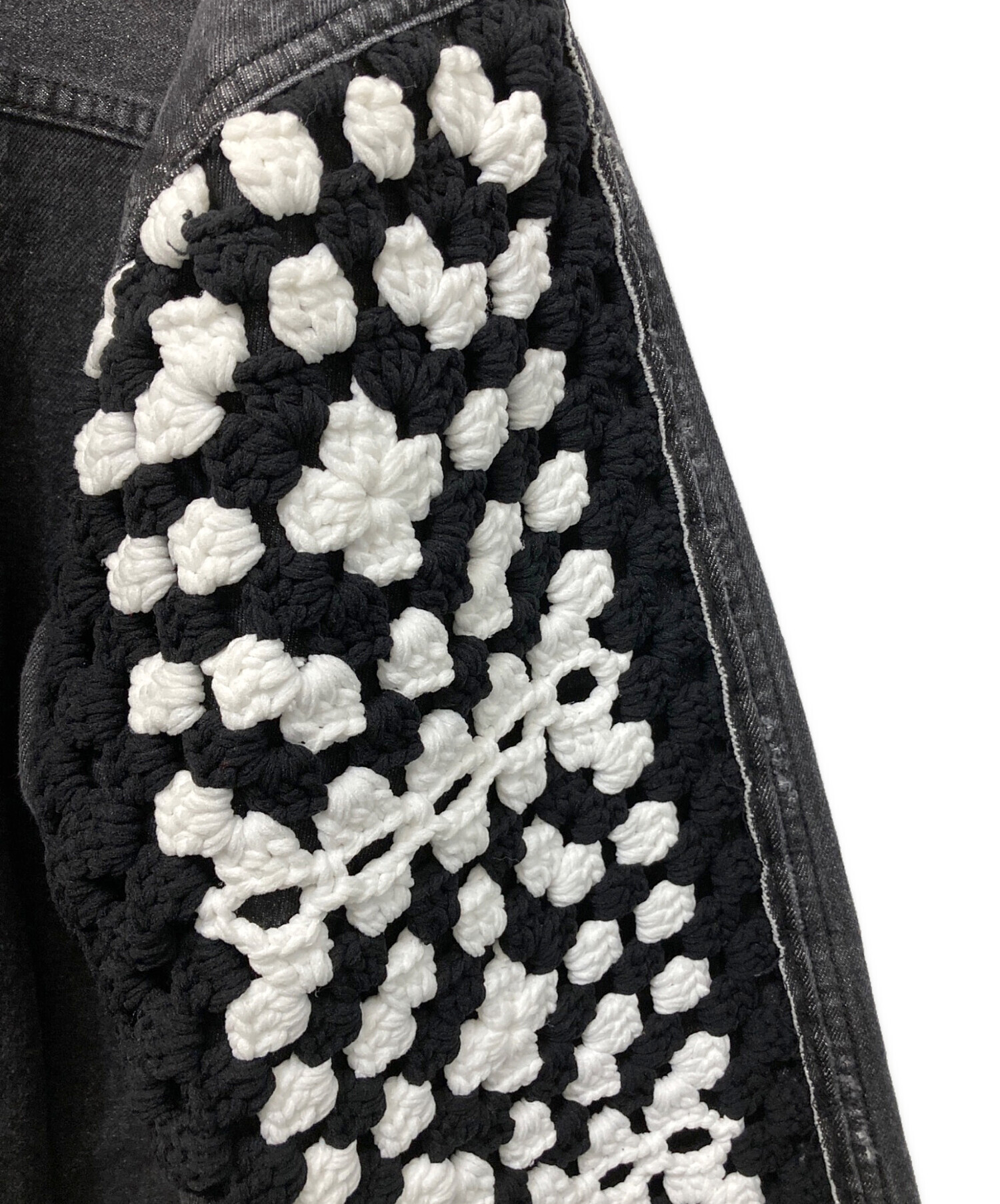 中古・古着通販】DISCOVERED (ディスカバード) CROCHET DENIM BLOUSON