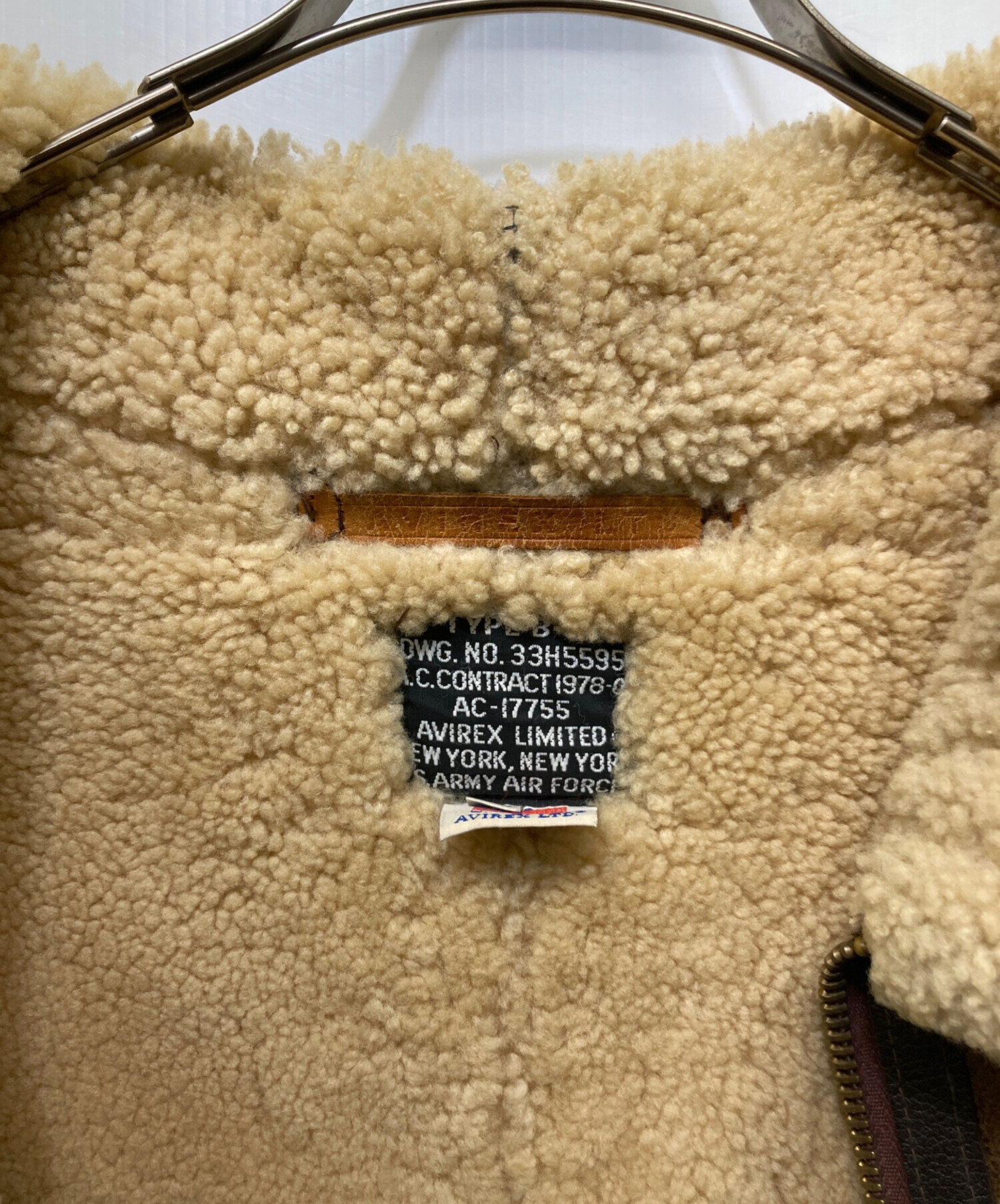 中古・古着通販】AVIREX (アヴィレックス) B-3 ムートンフライト